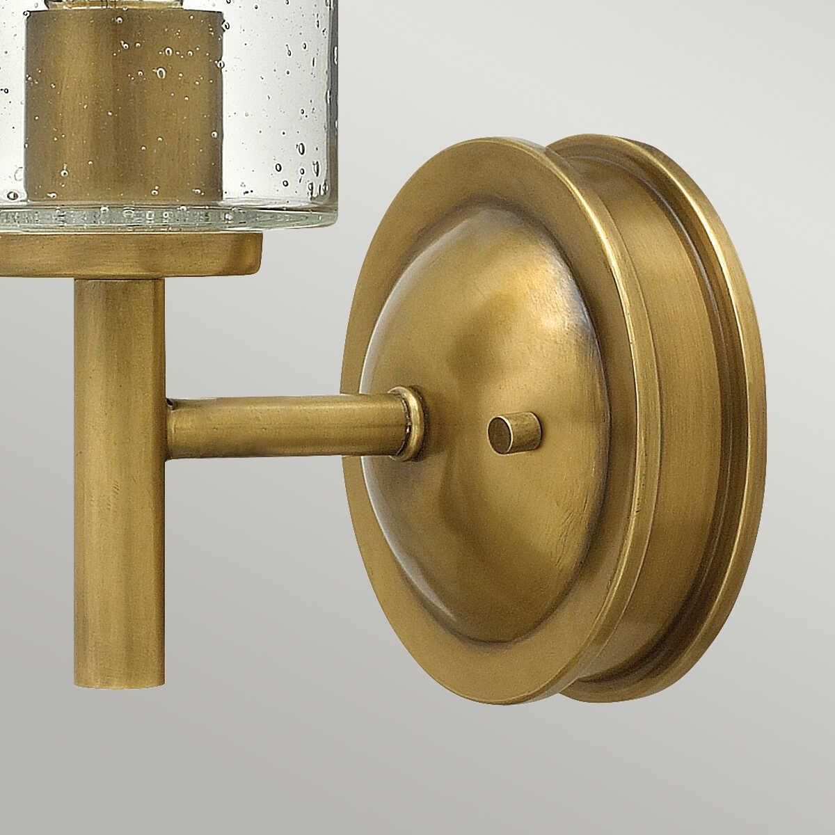 Hinkley Collier 1 Light Heritage Brass Wall Light-warehouse-180926
