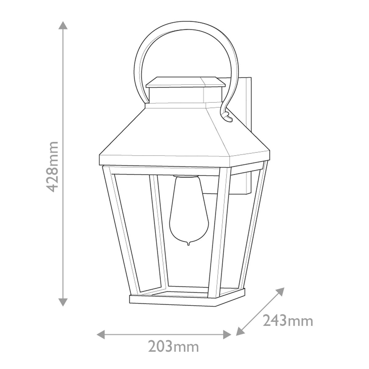 Hinkley Dawson 1 Light Outdoor Medium Wall Lantern