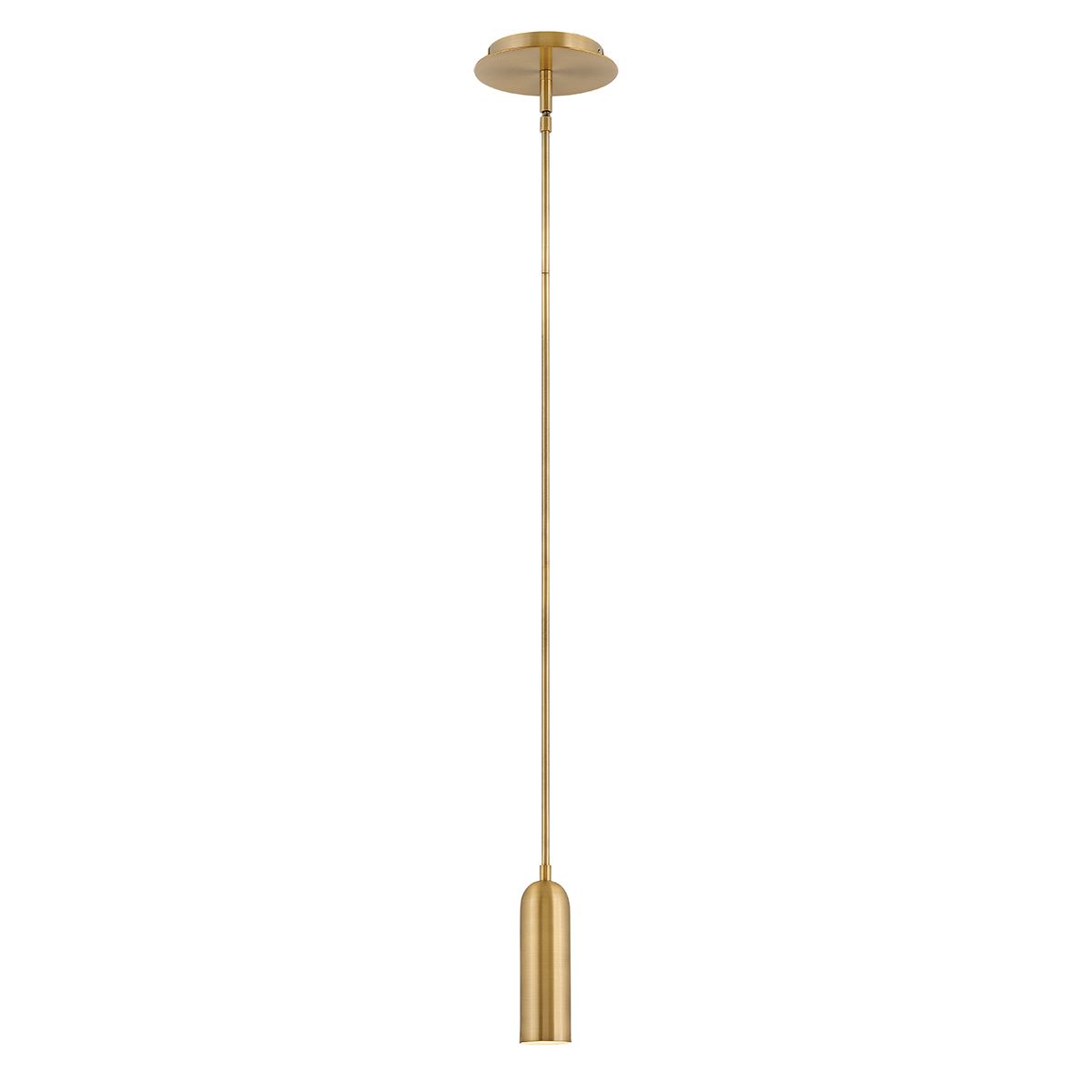Dax Brass LED Living Room Mini Pendant By Hinkley HK-DAX-MP-HB