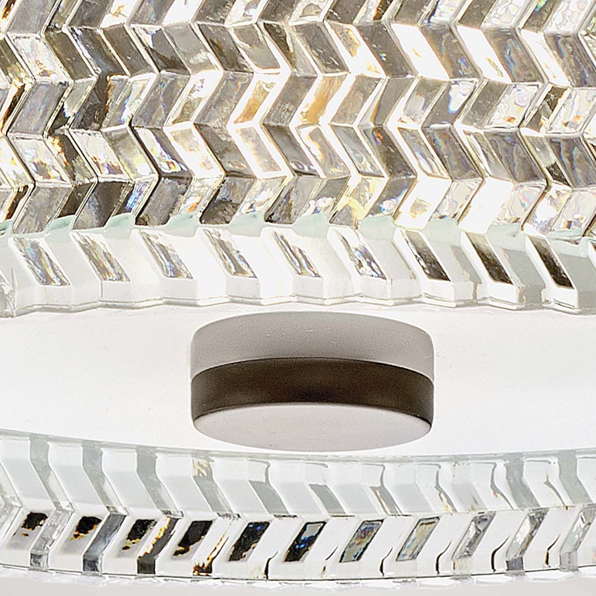 Hinkley Elle Black Small Flush Ceiling Light