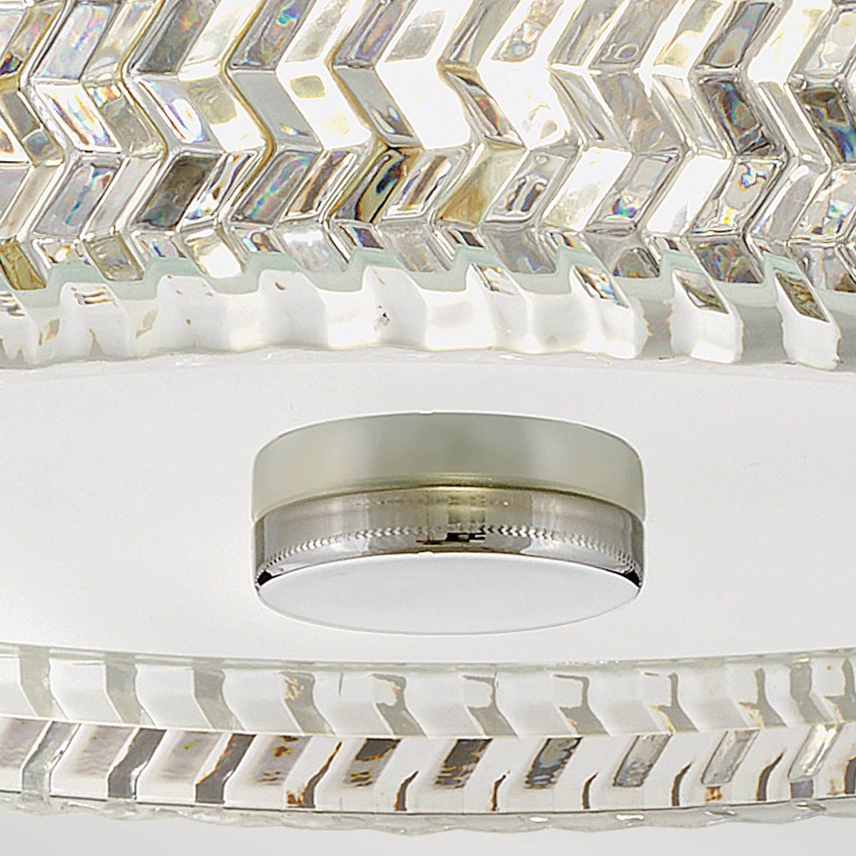 Hinkley Elle Chrome Small Flush Ceiling Light