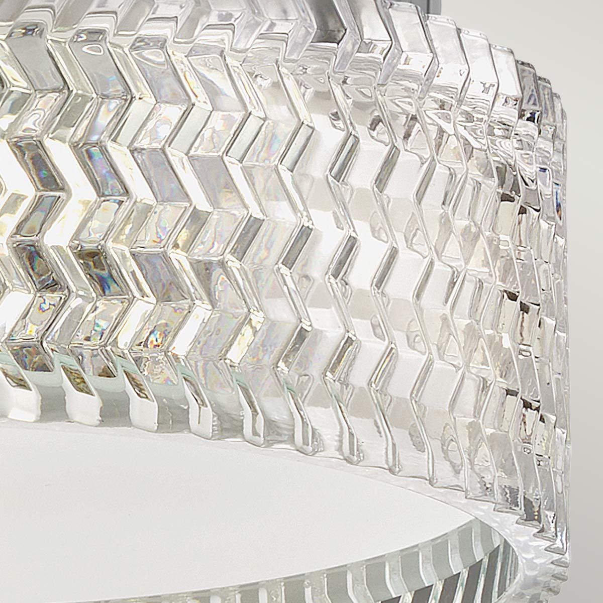 Hinkley Elle Chrome Small Flush Ceiling Light