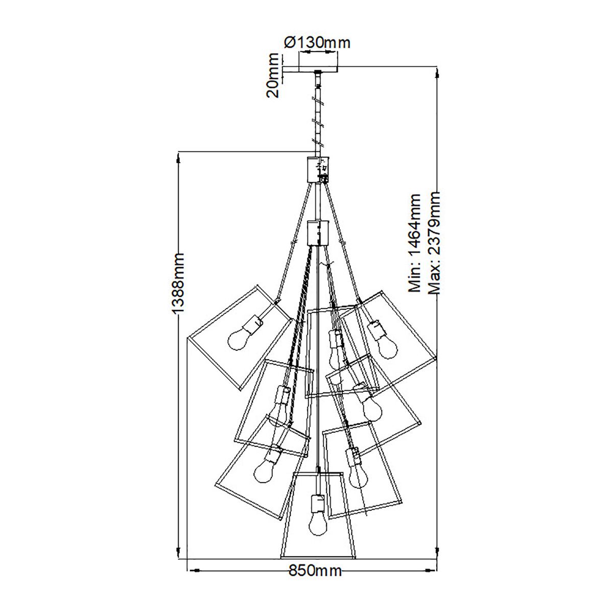 Hinkley Fulton 13 Light Large Bronze Foyer Chandelier