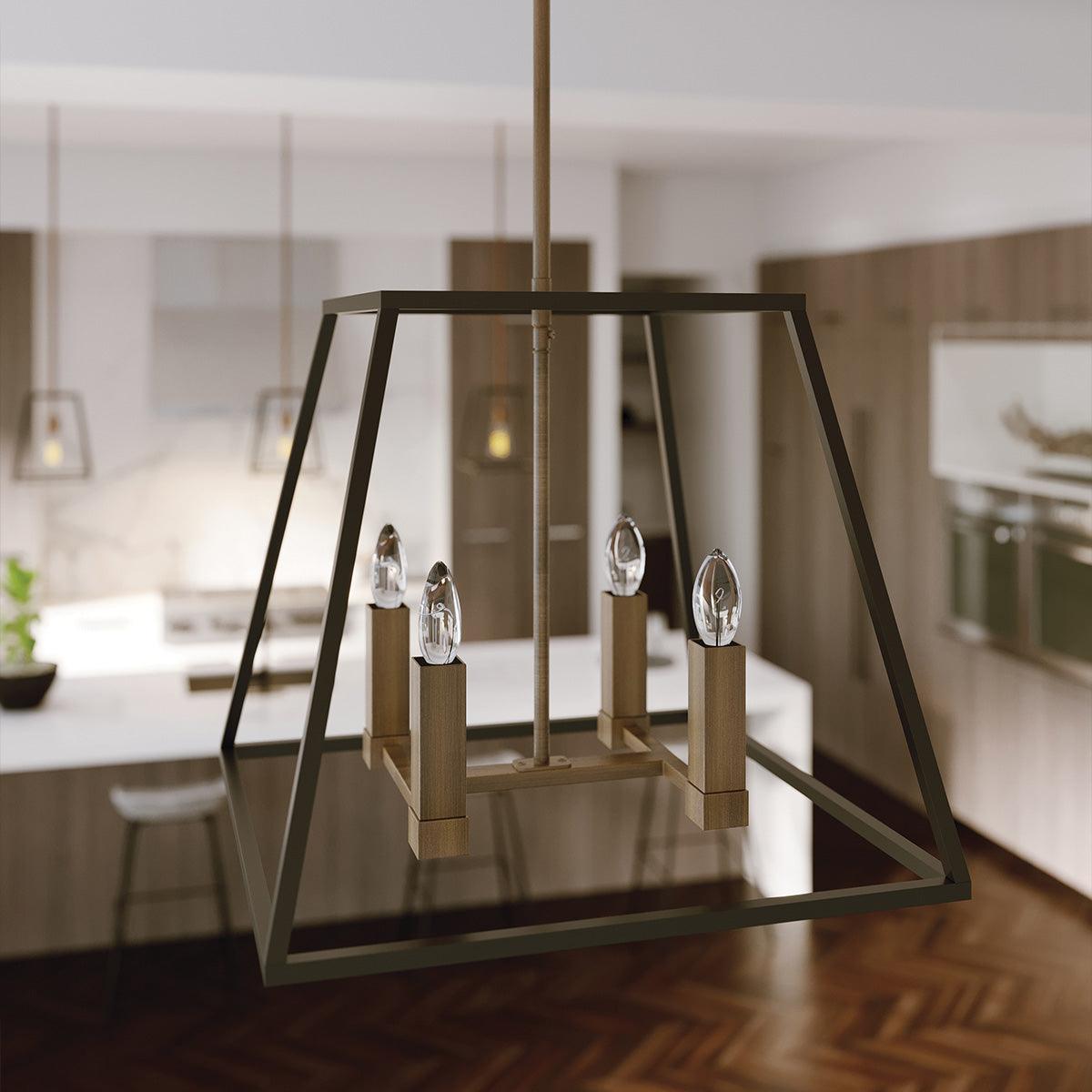 Hinkley Fulton 4 Light Bronze Pendant Chandelier-OPEN-BOX-50-290626