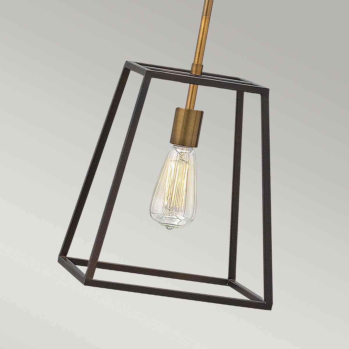 Hinkley Fulton 1 Light Bronze Pendant Ceiling Light-OPEN-BOX
