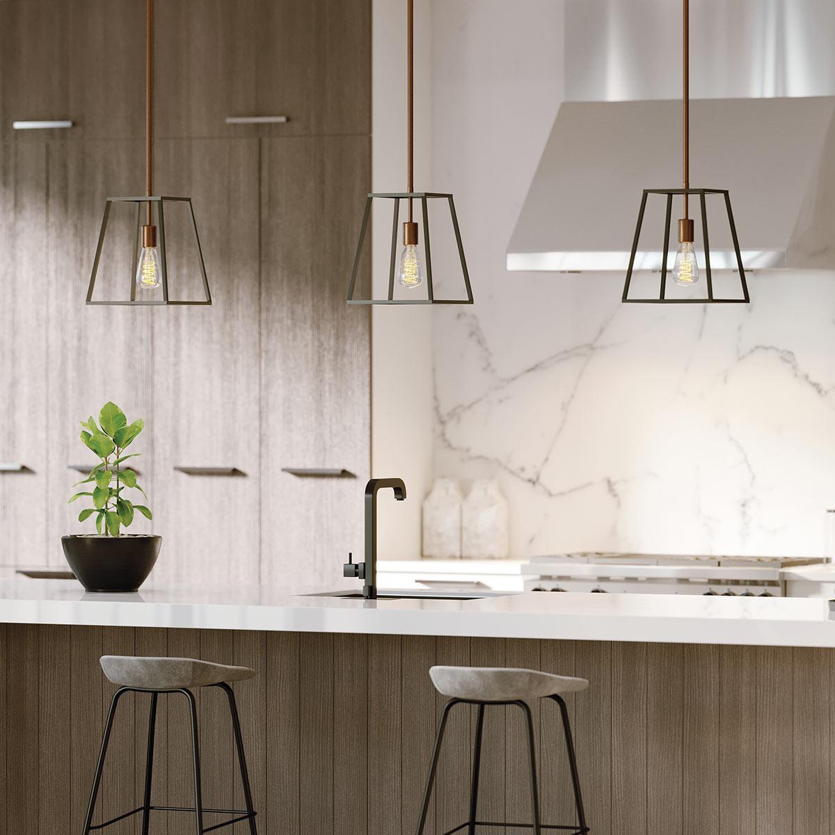 Hinkley Fulton 1 Light Bronze Pendant Ceiling Light-OPEN-BOX-50-040626