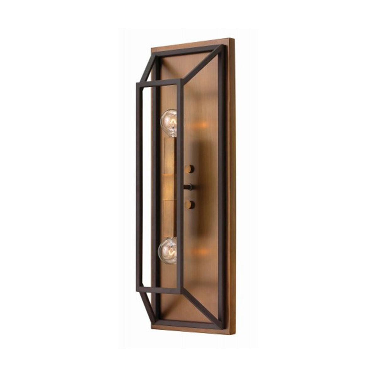 Hinkley Fulton 2 Light Bronze Wall Light