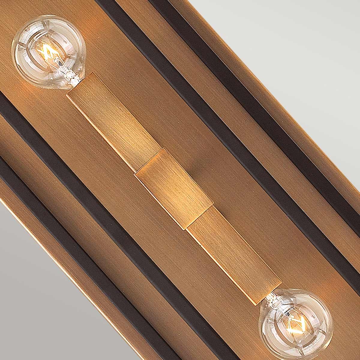 Hinkley Fulton 2 Light Bronze Wall Light