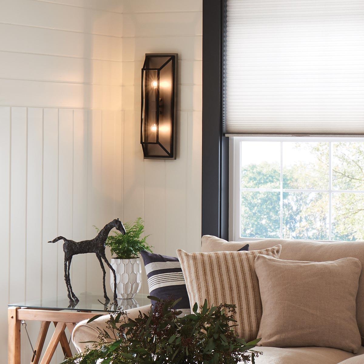 Hinkley Fulton 2 Light Bronze Wall Light