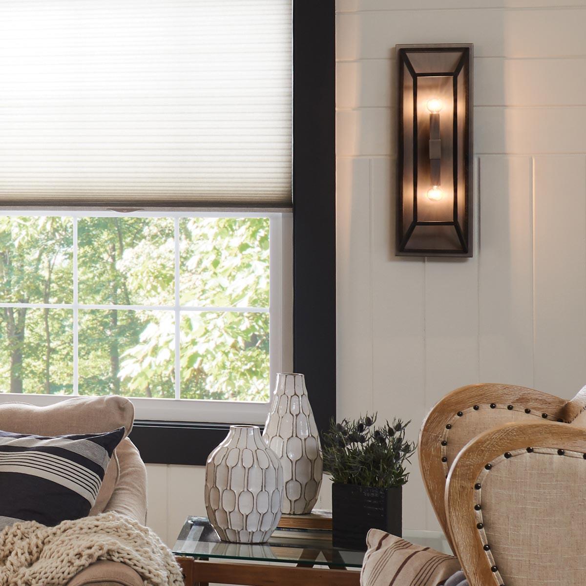 Hinkley Fulton 2 Light Bronze Wall Light