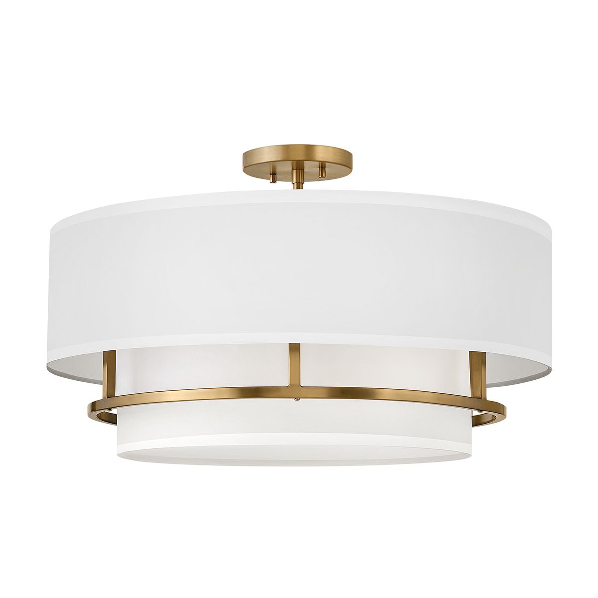 Graham 4 Light Brass Living Room Semi Flush/Pendant Ceiling Light By Hinkley HK-GRAHAM-L-LCB