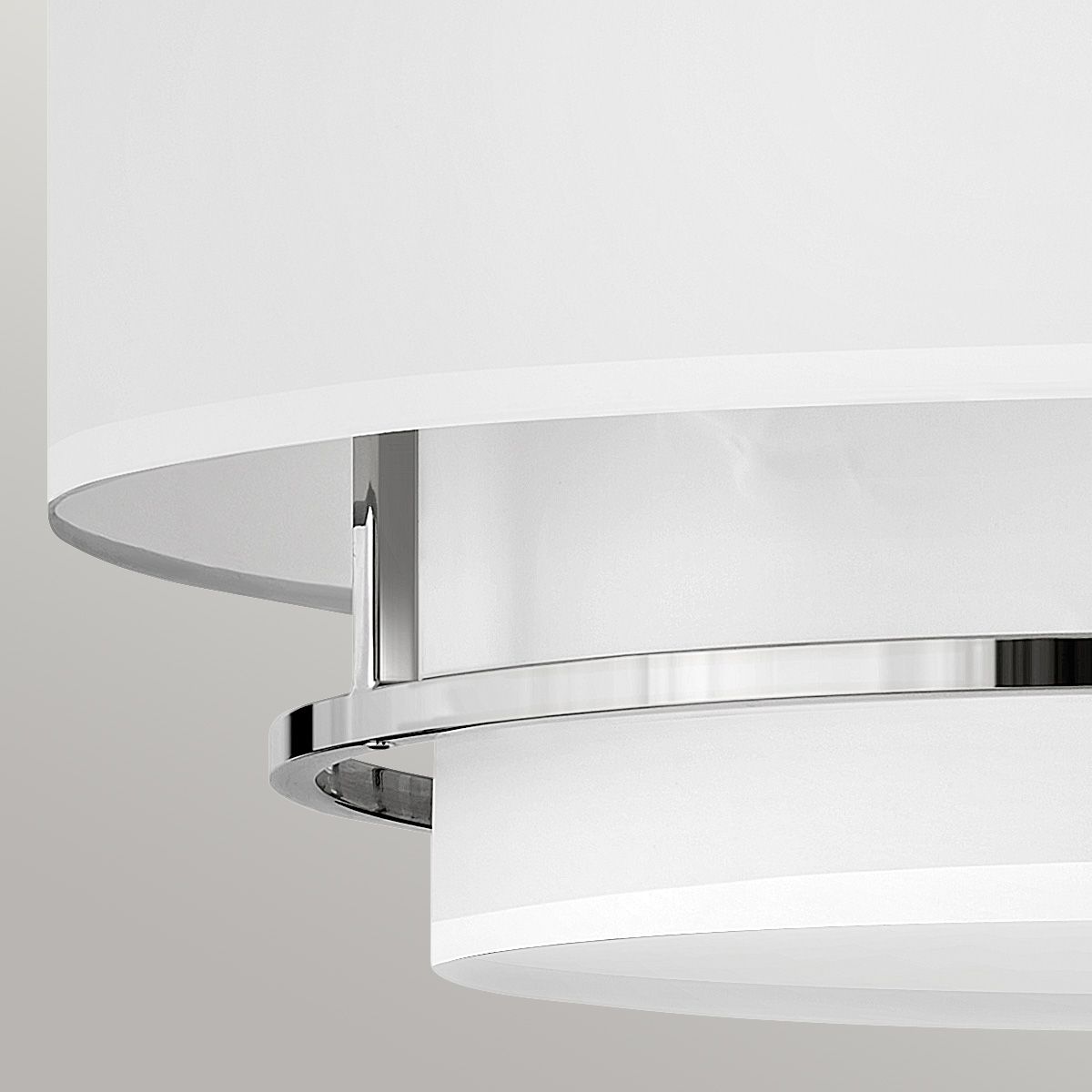 Graham 4 Light Polished Nickel Semi Flush or Pendant Ceiling Light