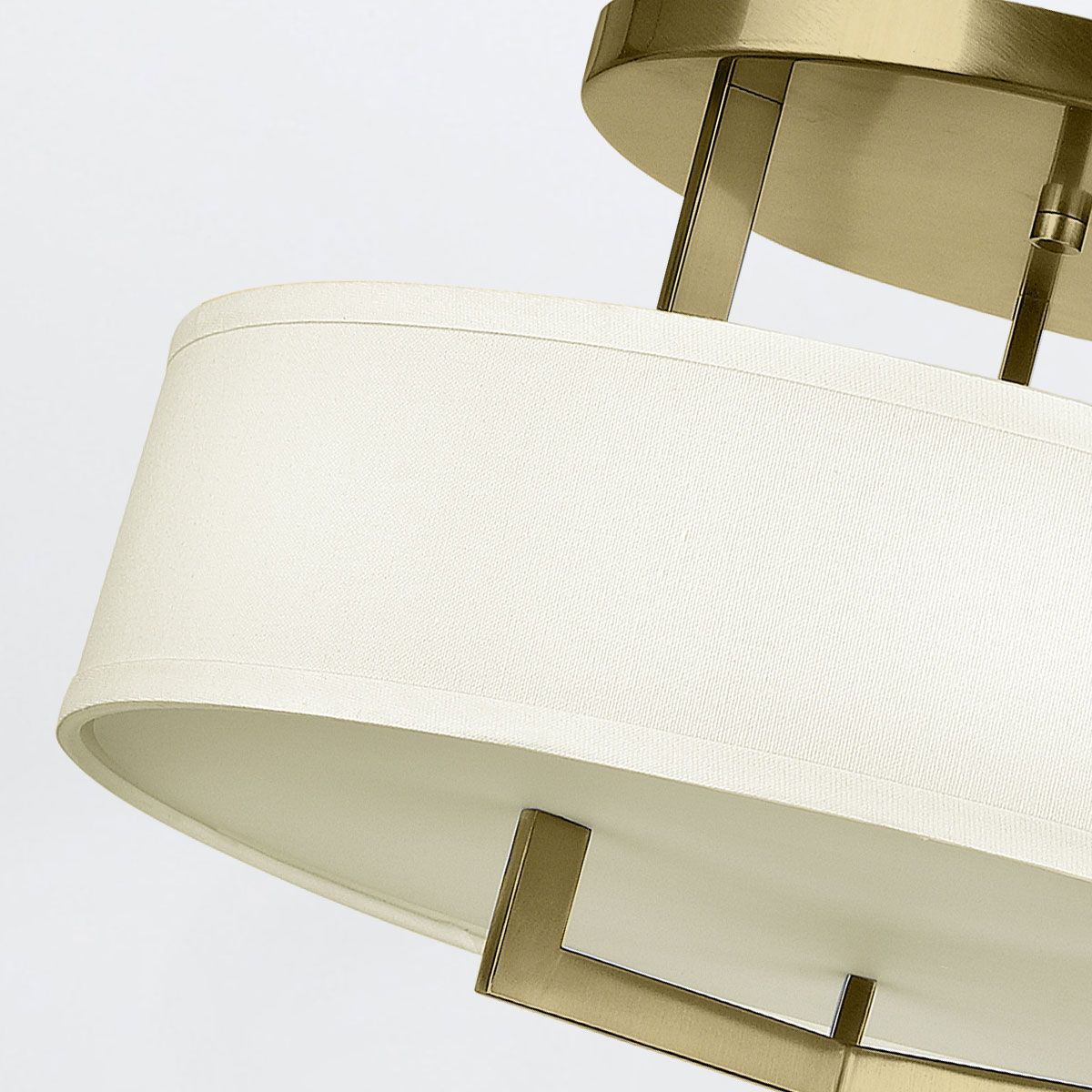 Hampton Brass Semi-Flush Ceiling Light
