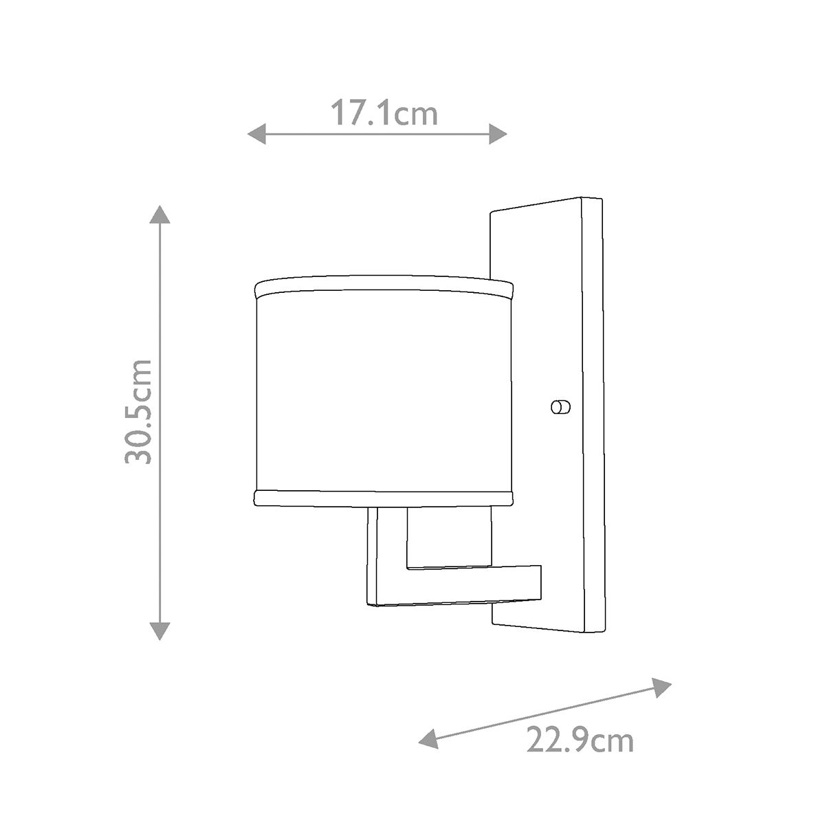 Hampton Brass Single Wall Light