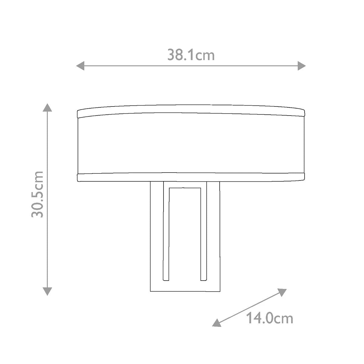 Hampton Brass Double Wall Light