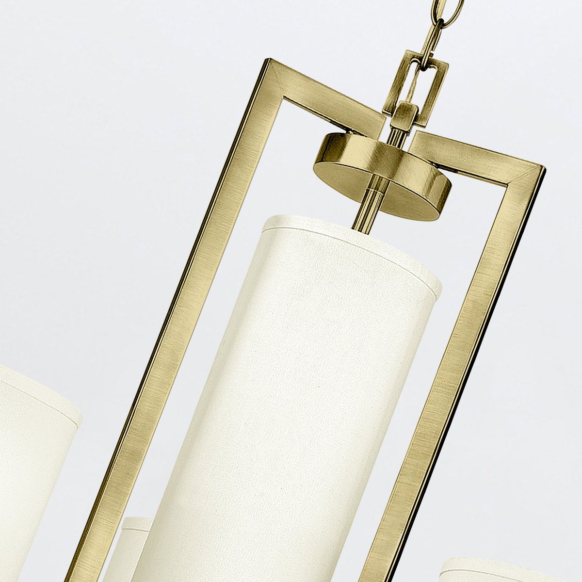 Hampton Brass 4 Light Chandelier
