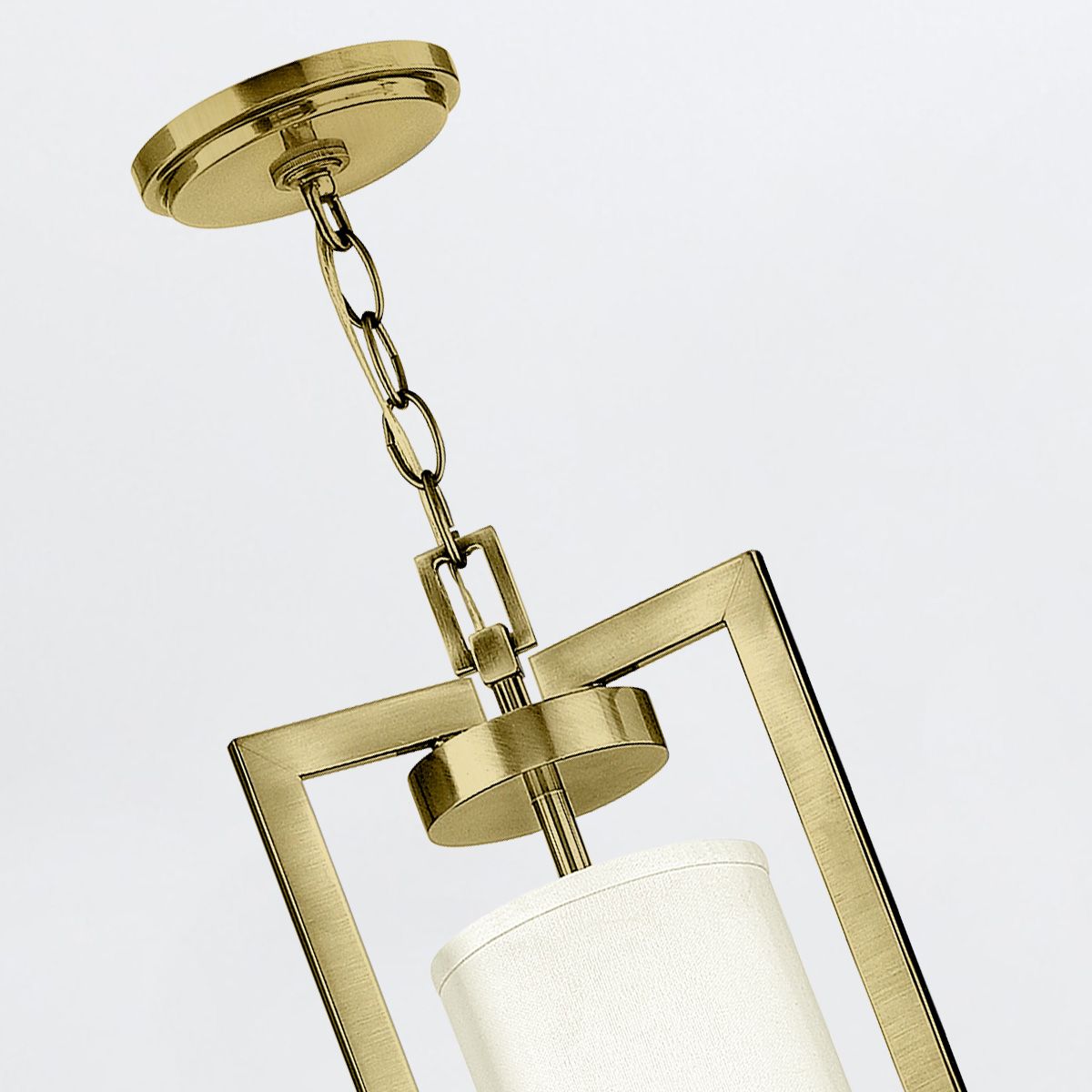 Hampton Brass 4 Light Chandelier