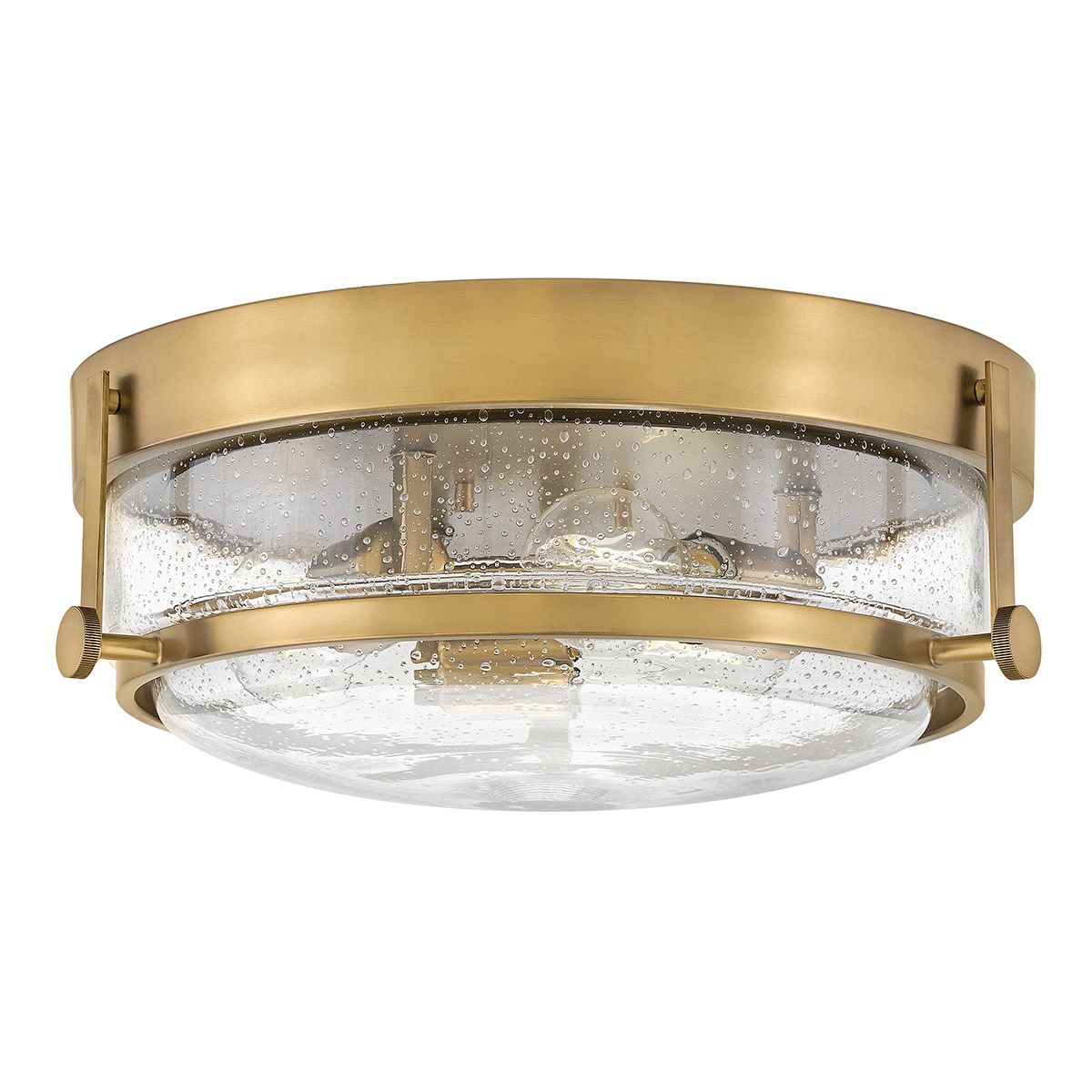 Harper 3 Light Brass Flush Ceiling Light