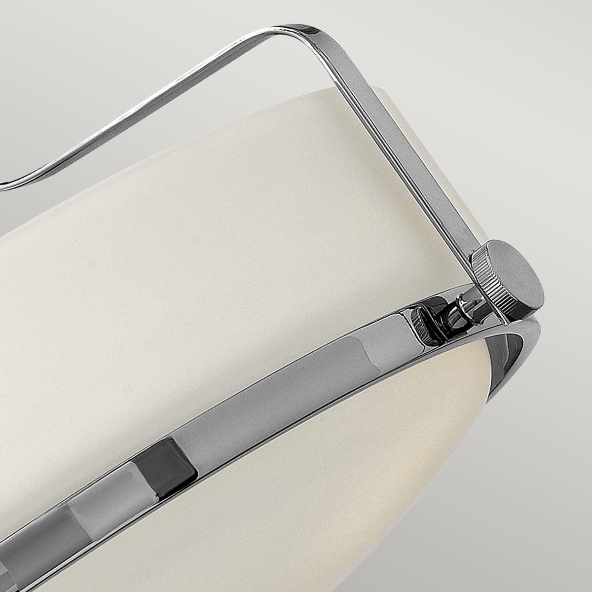 Hinkley Harper Small Semi-Flush Polished Chrome Light