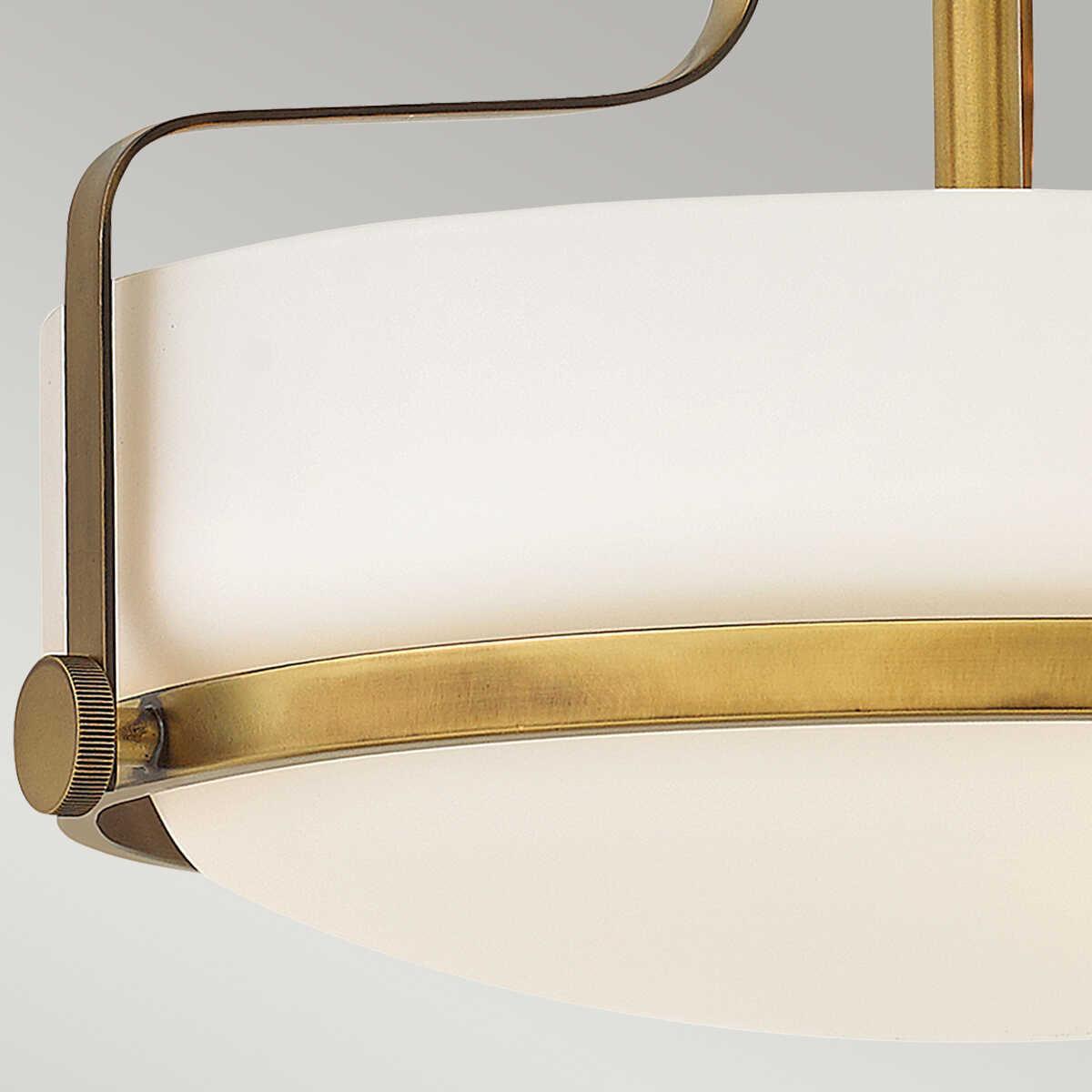 Hinkley Harper Small Semi-Flush Brass Ceiling Light-wh-20-091026
