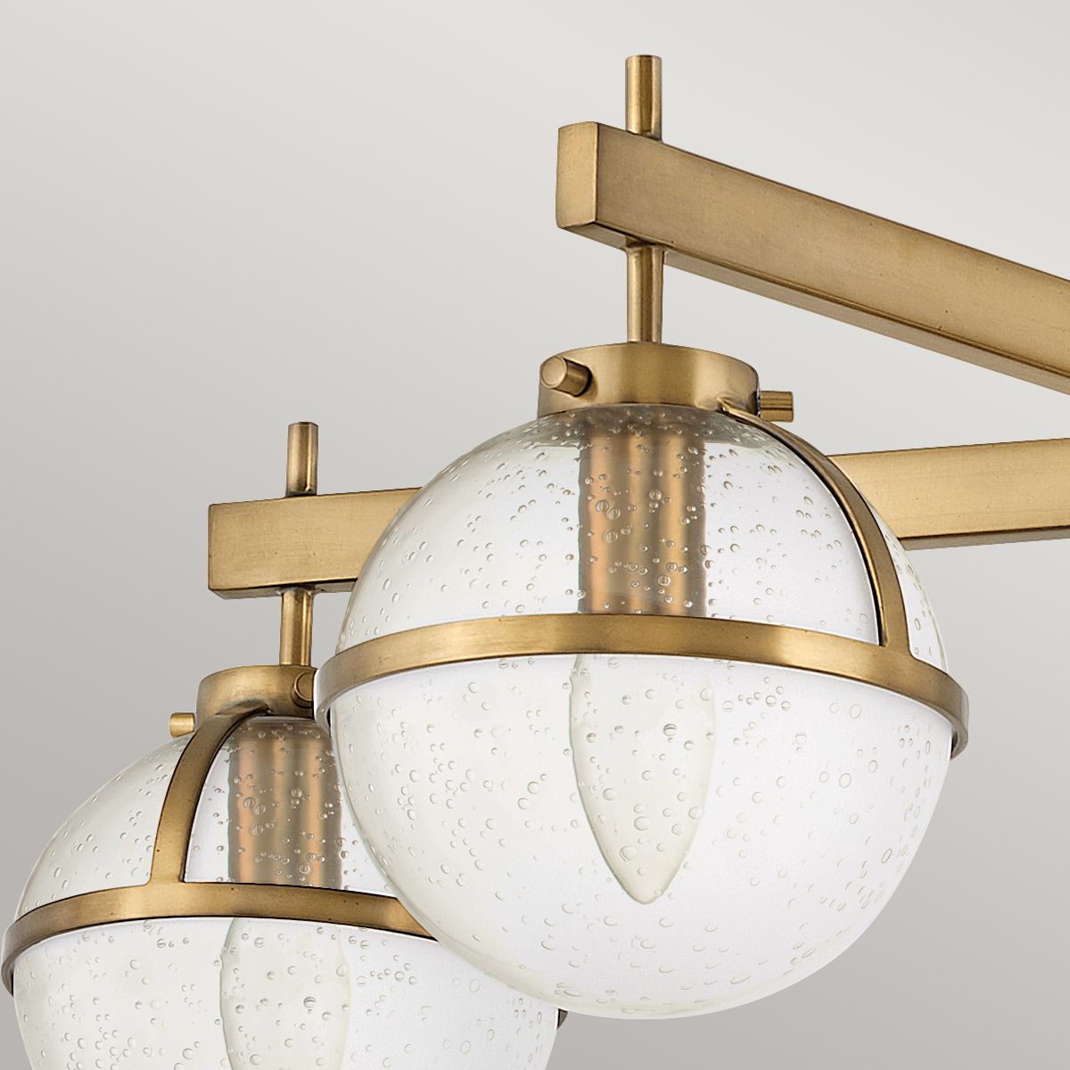 Hollis 5 Light Brass Semi-Flush Bathroom Ceiling Light