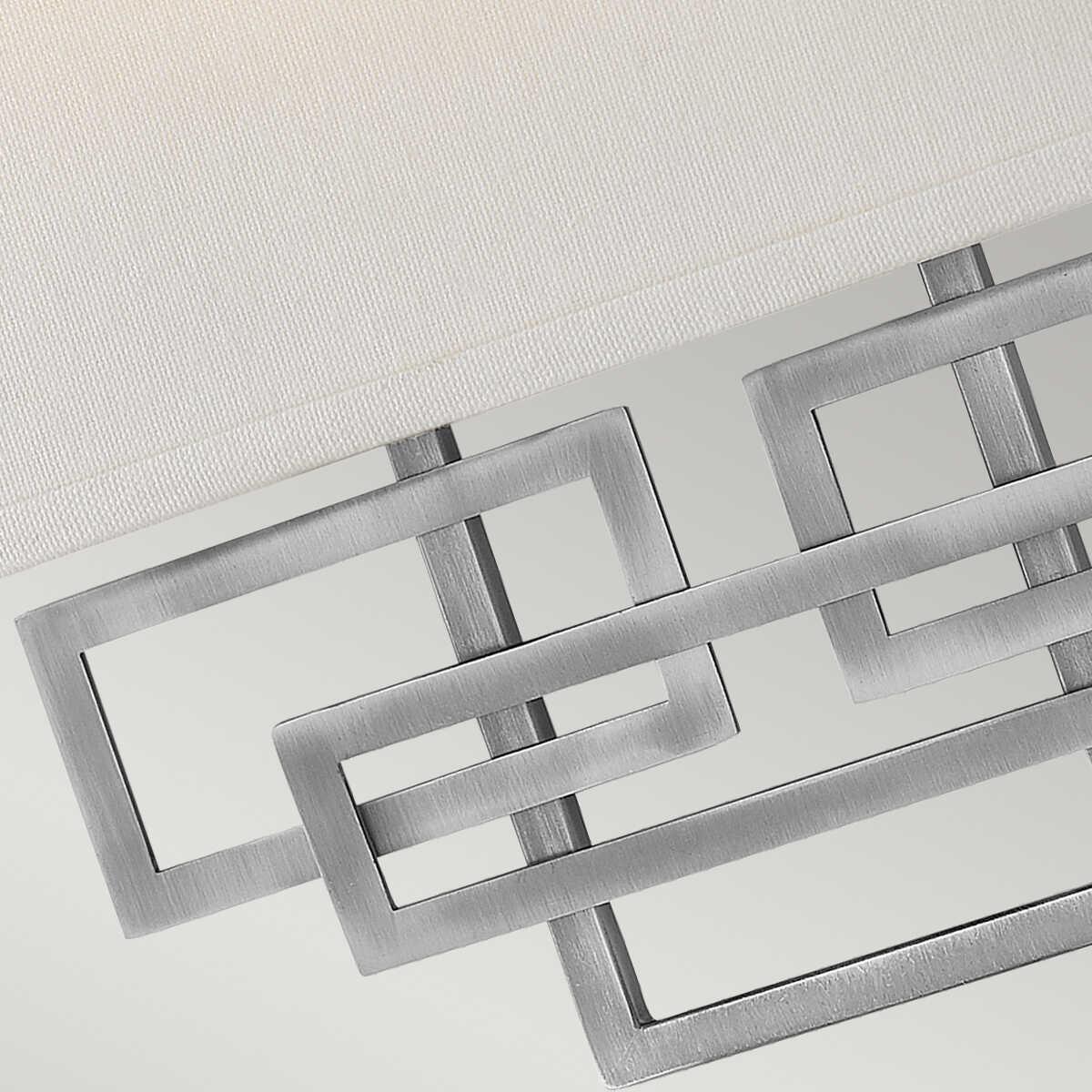 Hinkley Lanza 2 Light Nickel Wall Light-warehouse-25-09-26