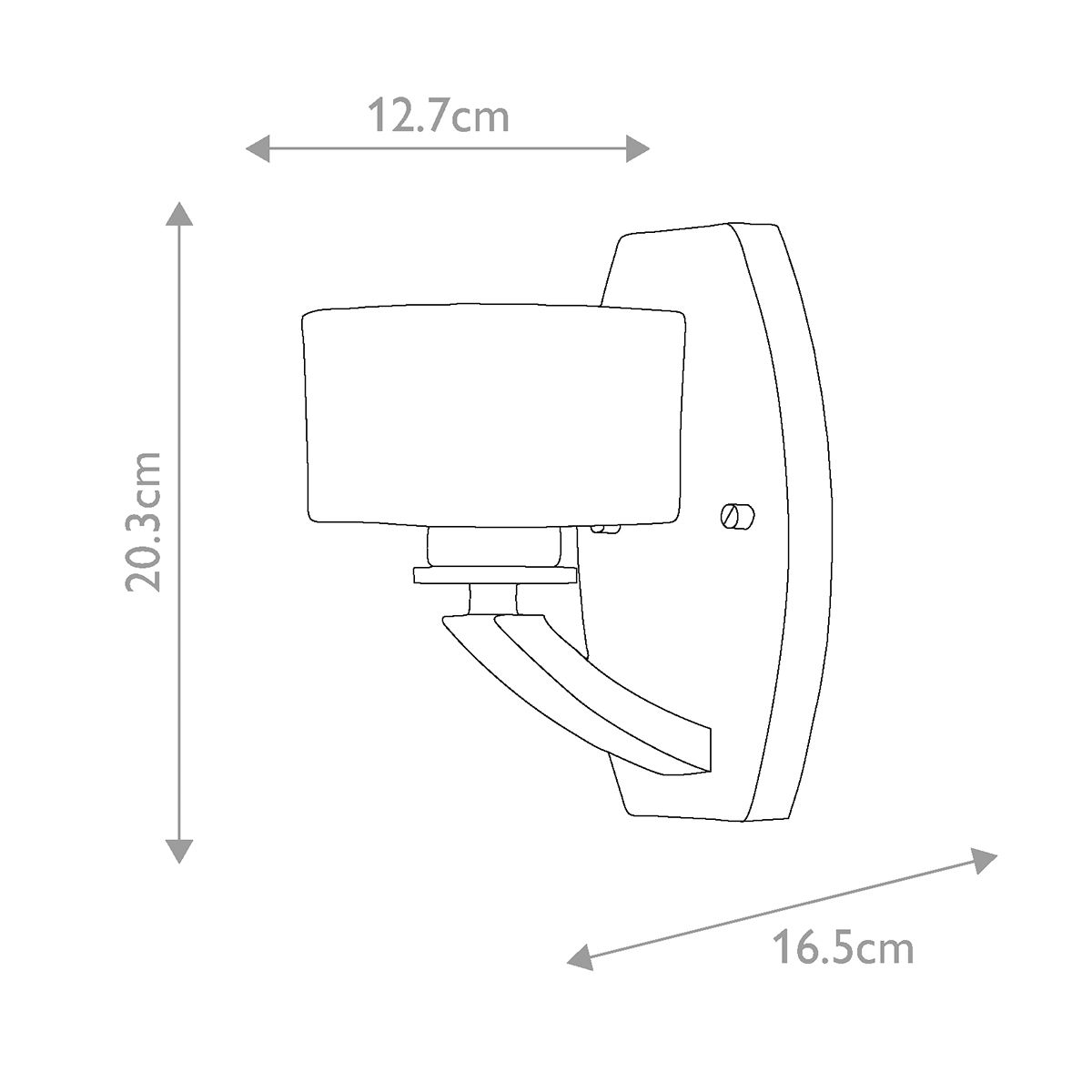 Hinkley Meridian 1 Light Chrome Bathroom Wall Light