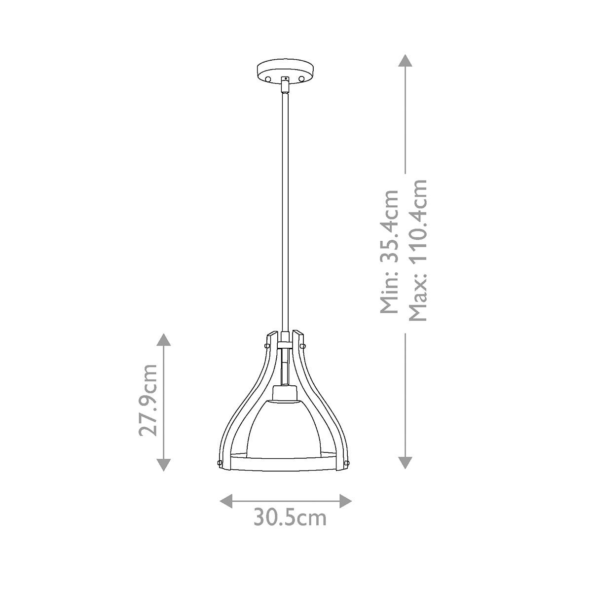 Hinkley Middlefield Mini Pendant Ceiling Light