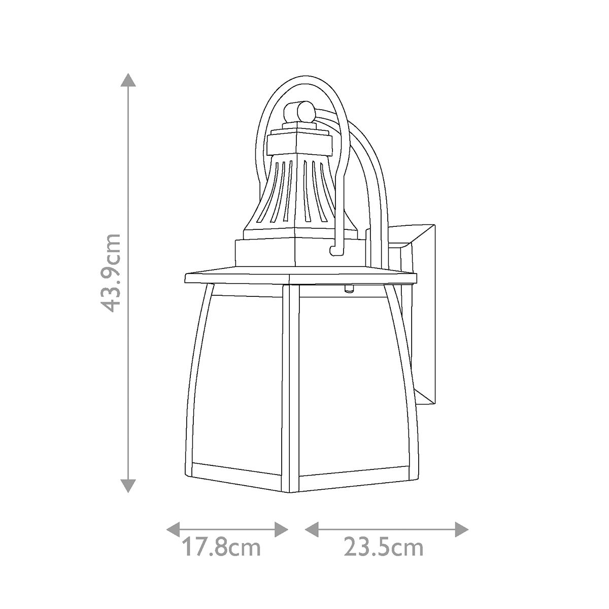 Hinkley Montauk Sienna Medium Outdoor Wall Light