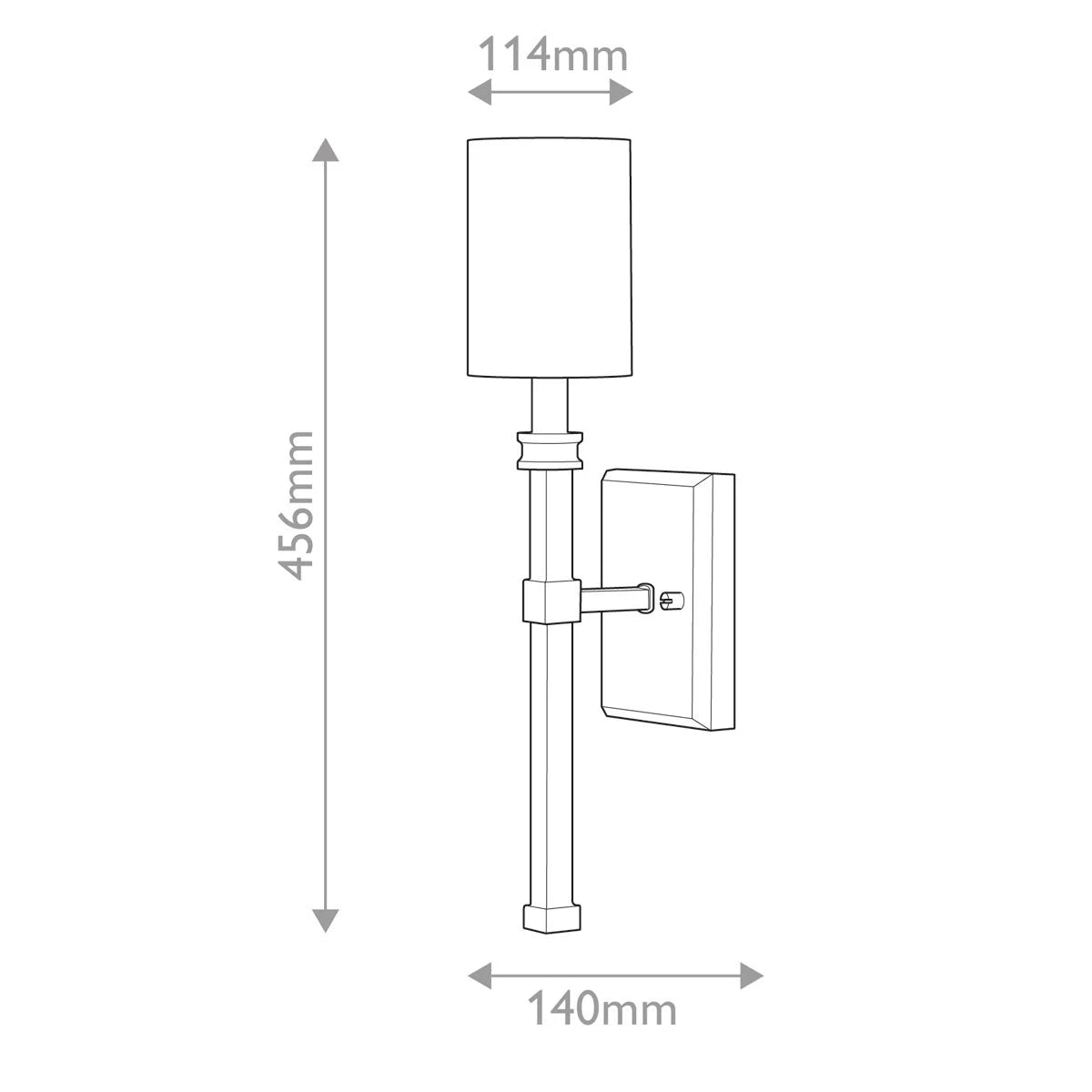 Hinkley Moore Brass Wall Light