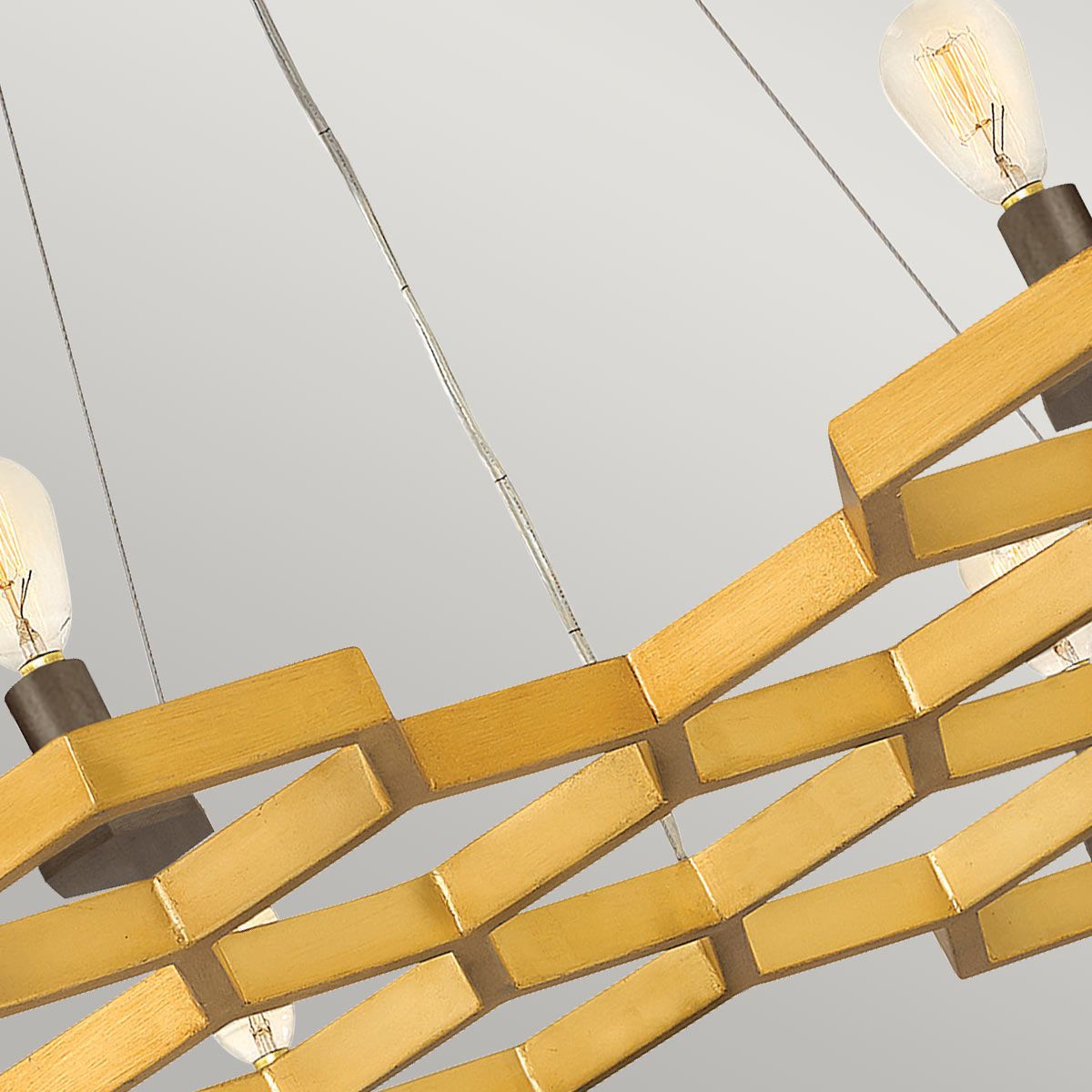 Hinkley Moxie 6 Light Gold Geometric Chandelier