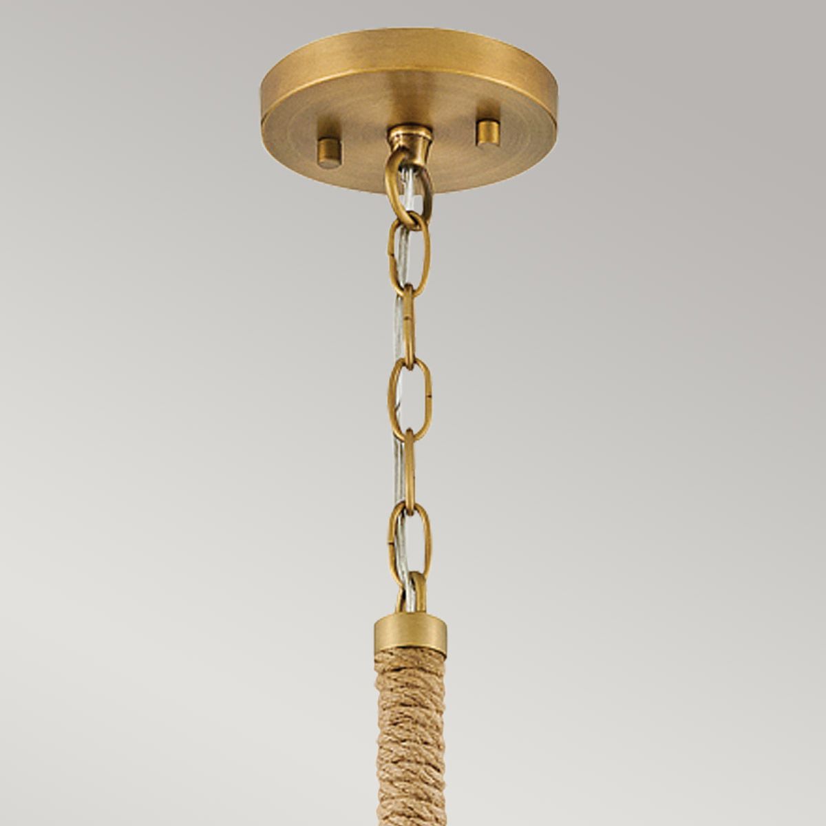 Hinkley Nash Brass Pendant Light