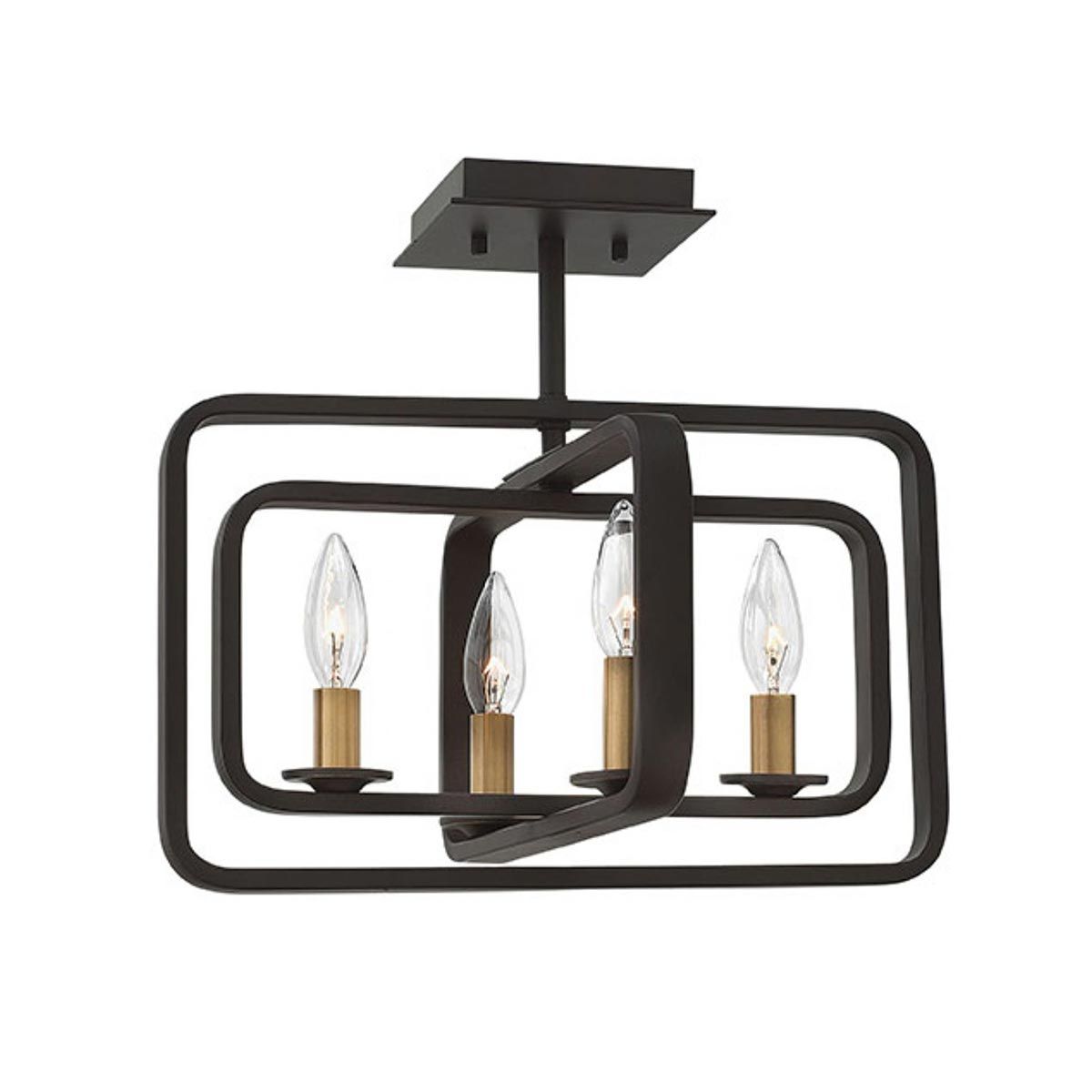 Hinkley Quentin 4 Light Bronze Pendant Chandelier