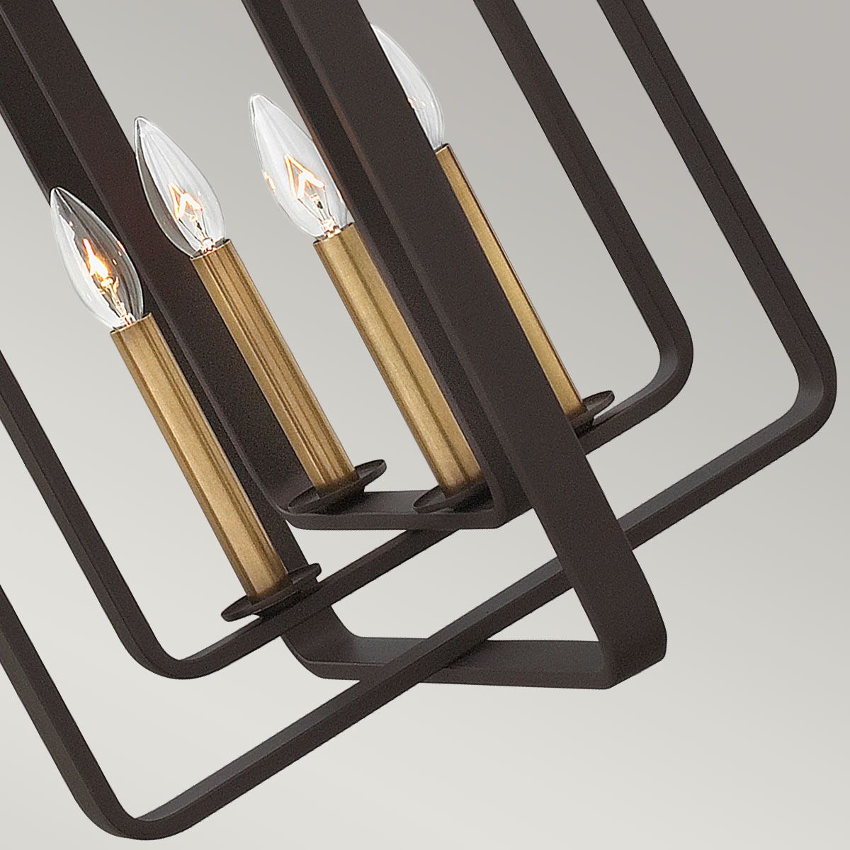 Hinkley Quentin 4 Light Bronze Medium Pendant