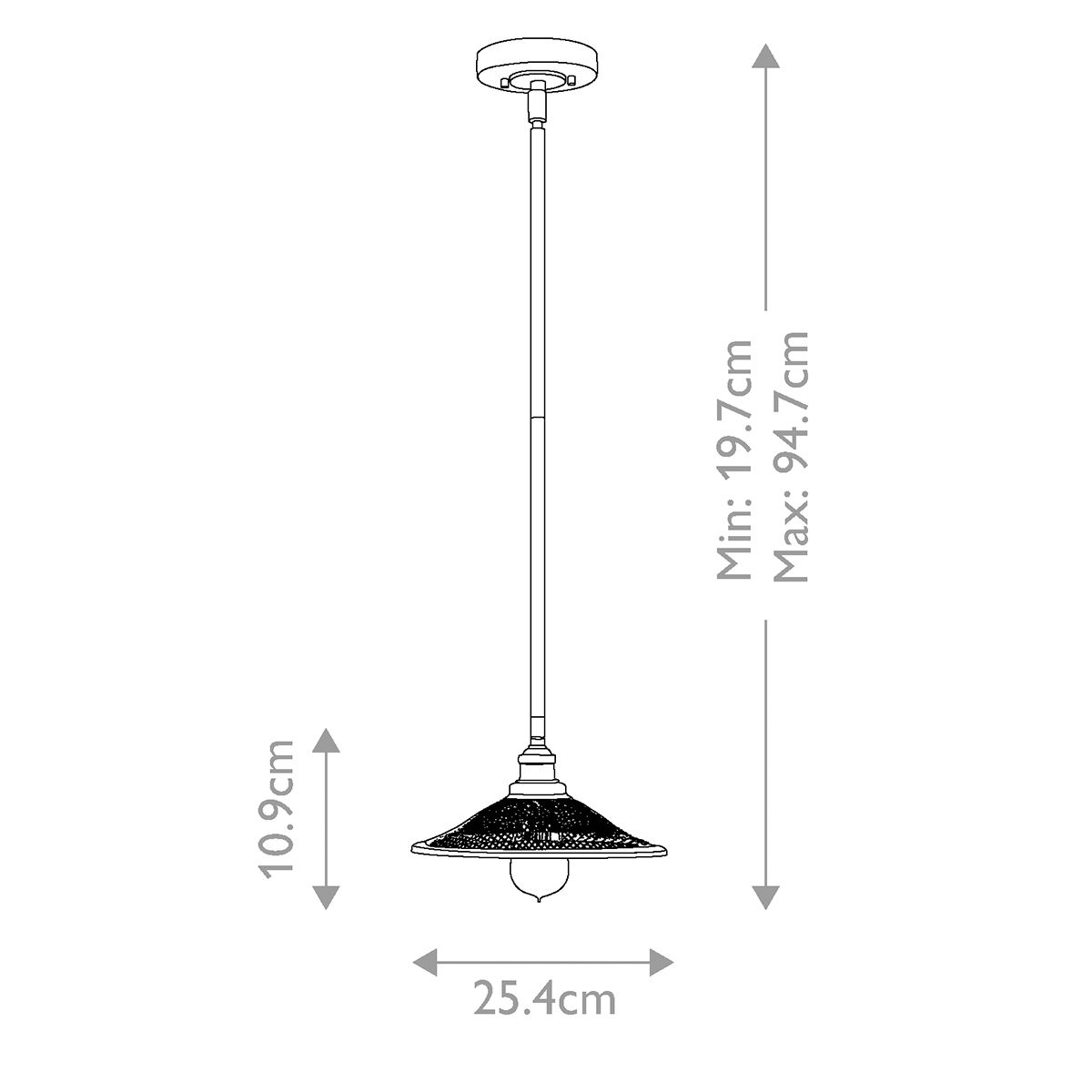 Hinkley Rigby Bronze Pendant Ceiling Light
