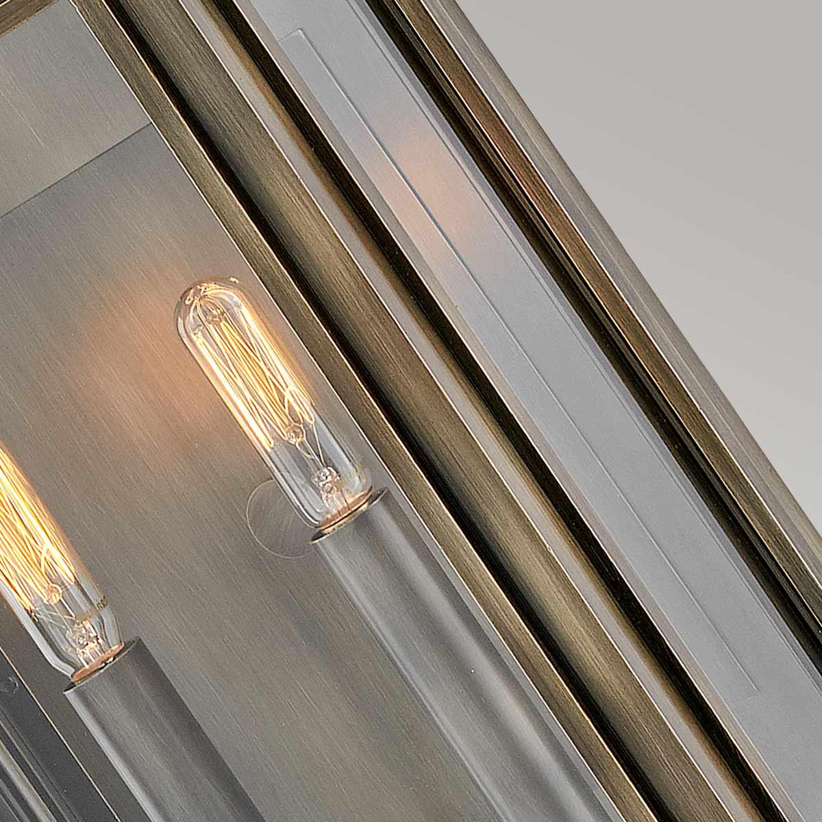 Hinkley Sag Harbor 2 Light Medium Bronze Outdoor Wall Light