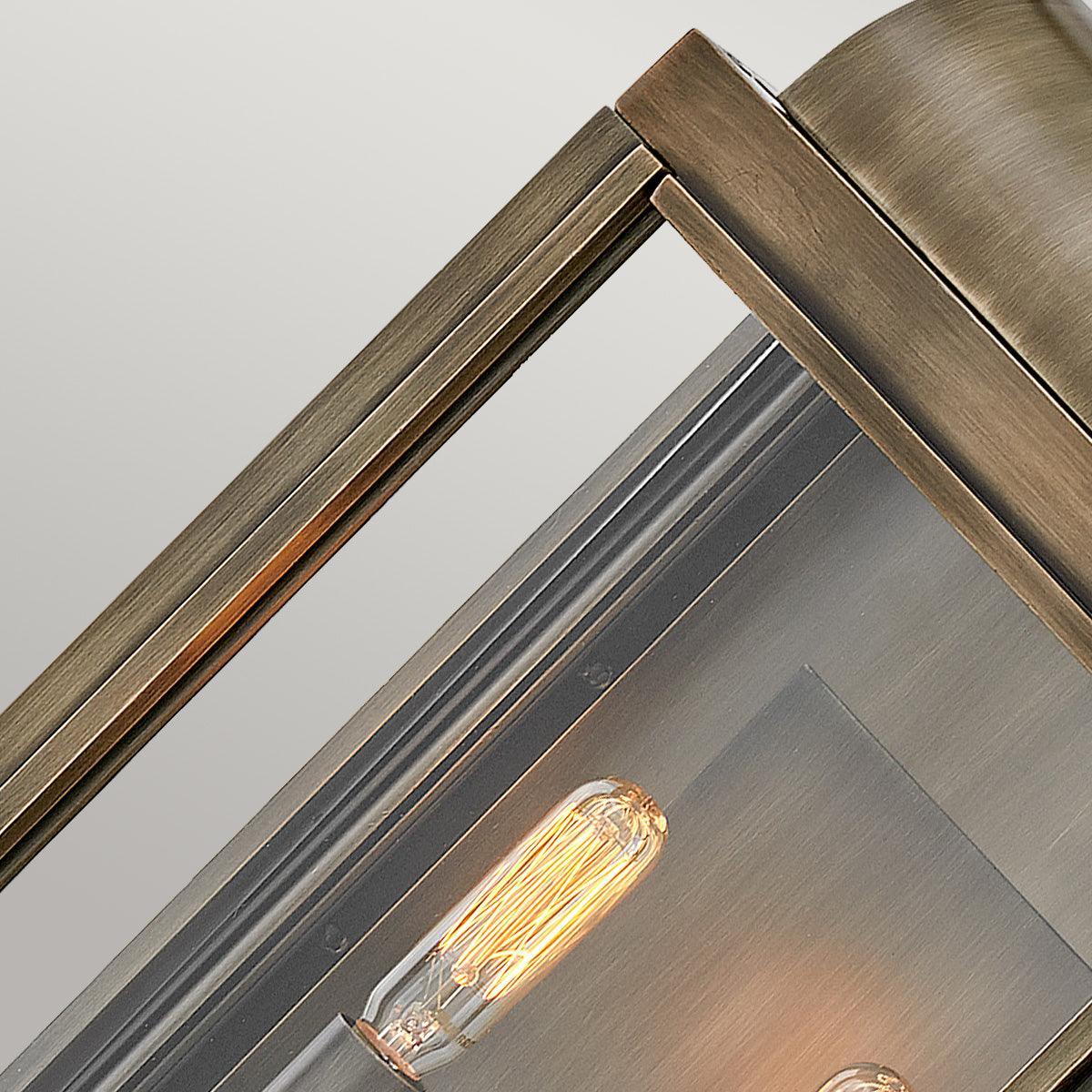 Hinkley Sag Harbor 2 Light Medium Bronze Outdoor Wall Light-warehouse-180926