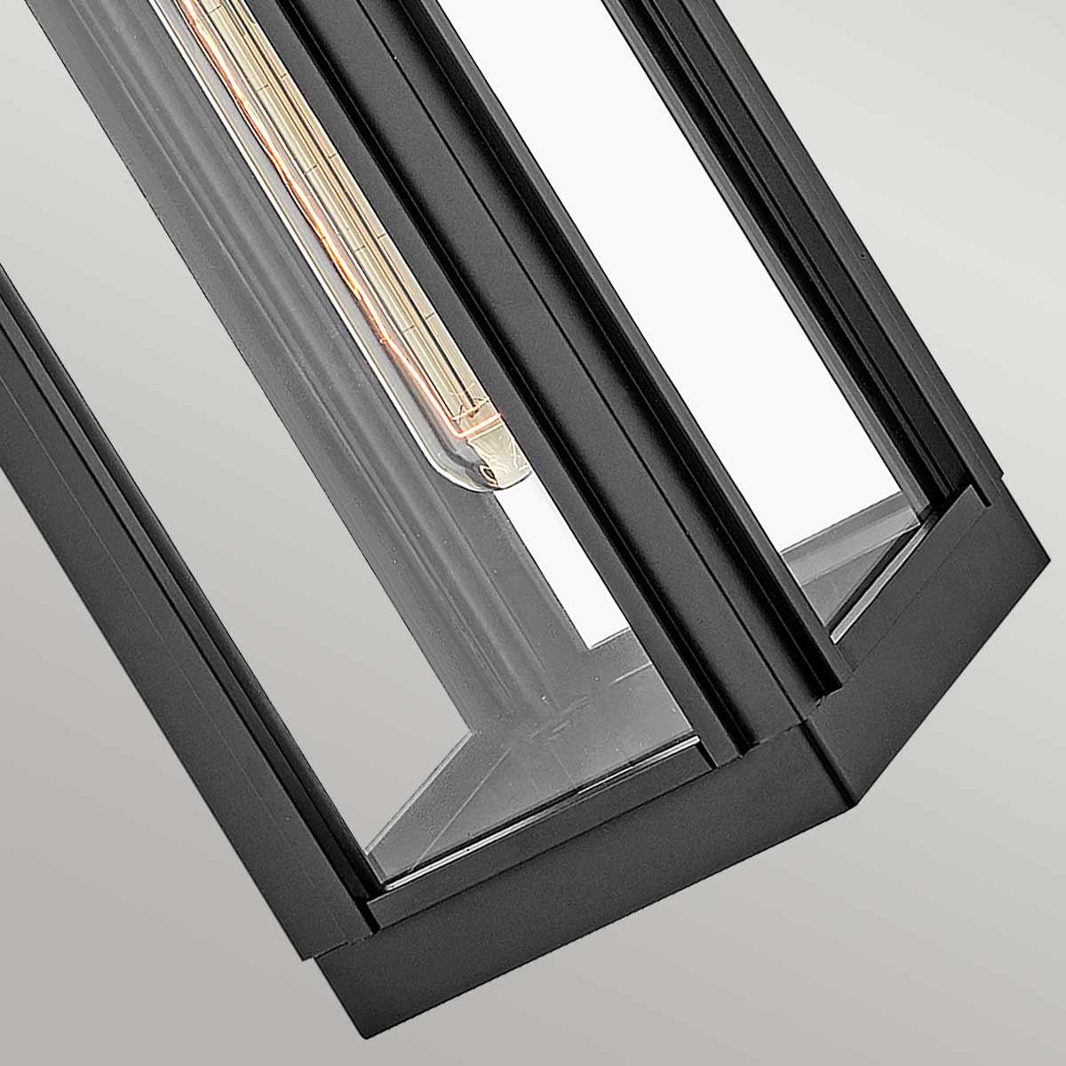 Hinkley Sag Harbor 1 Light Small Black Outdoor Wall Light