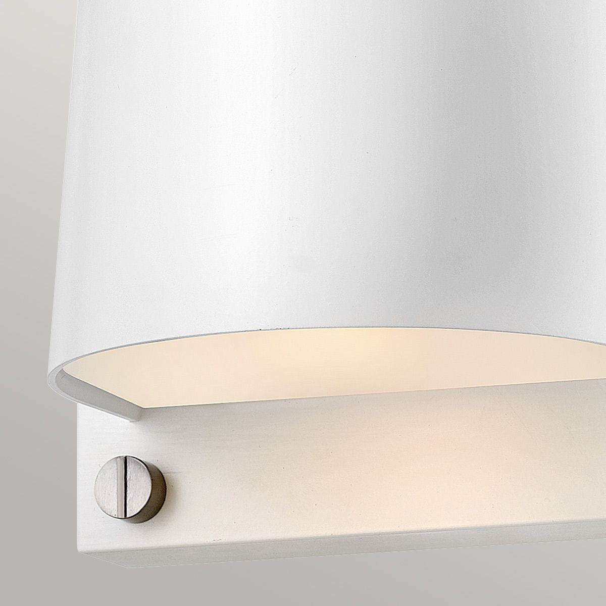 Scout White Small Outdoor Wall Light