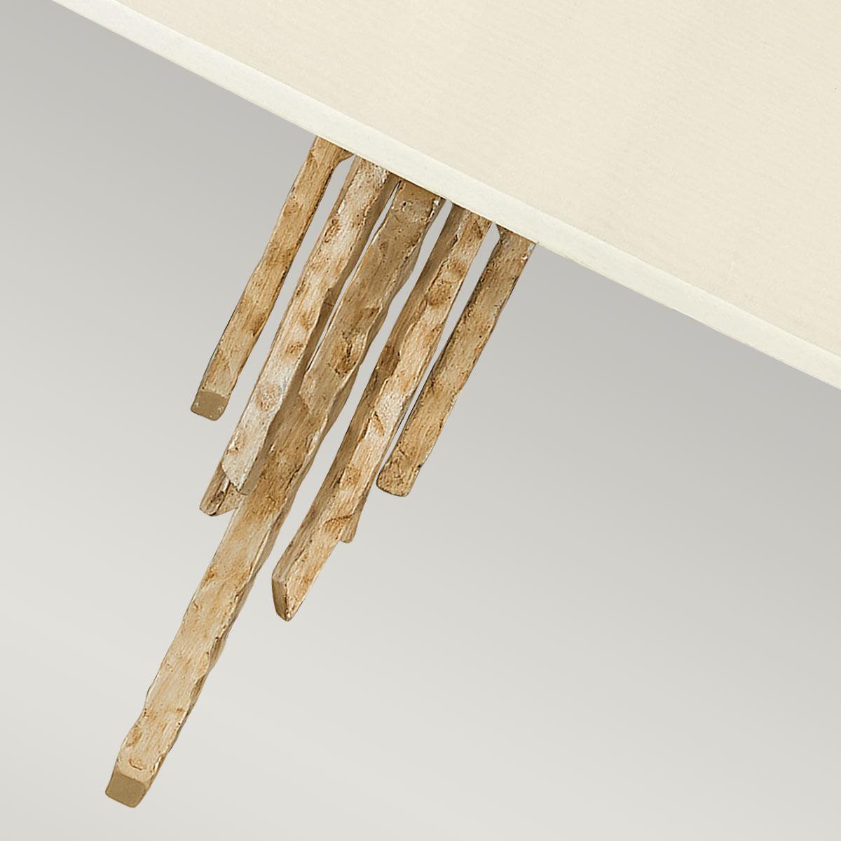 Hinkley Spyre 6 Light Champagne Gold Ceiling Pendant Light