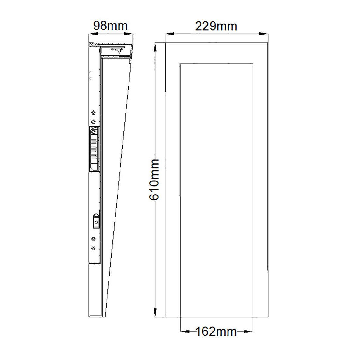 Hinkley Taper LED Large Outdoor Wall Light