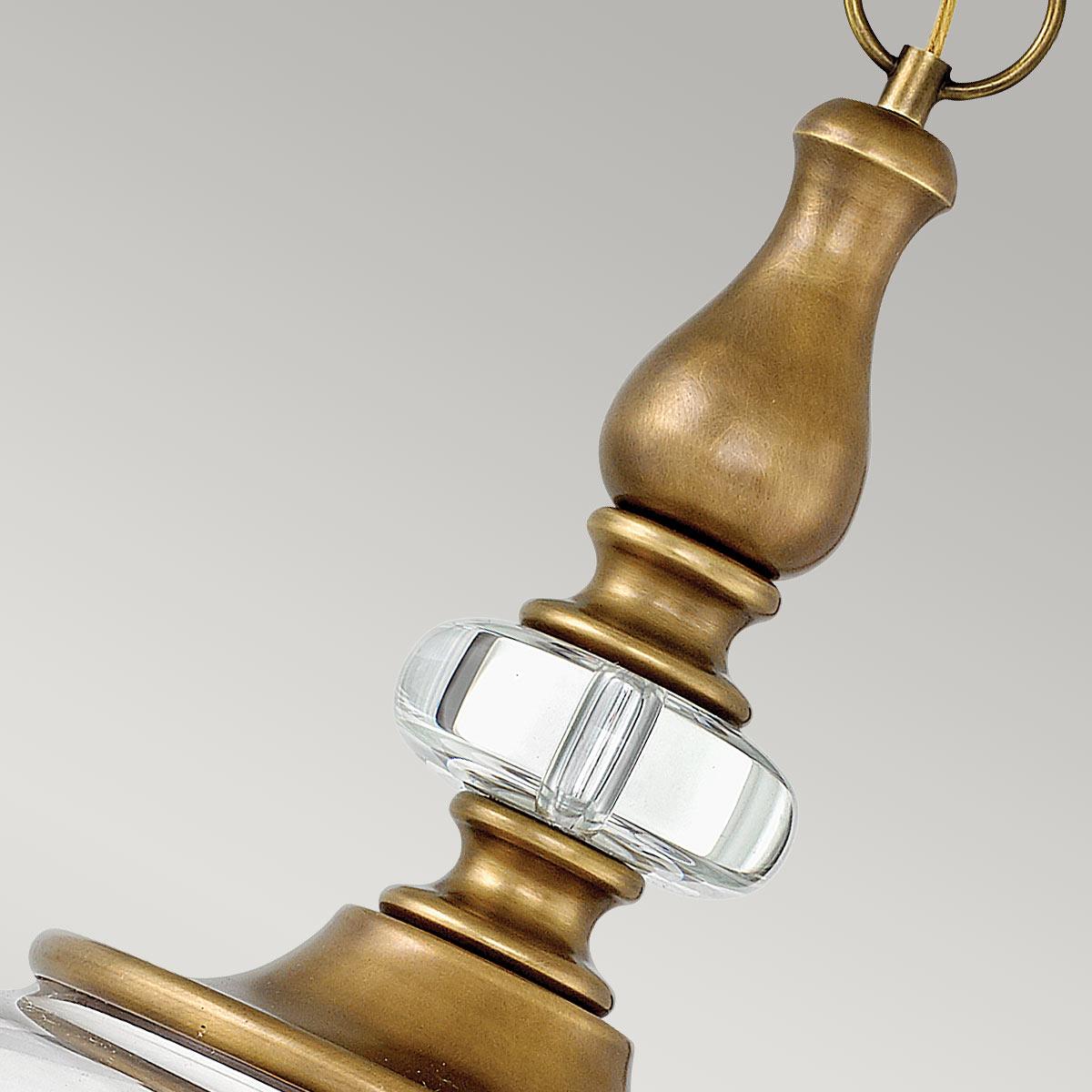 Hinkley Wexley 5 Light Heritage Brass Pendant Ceiling Light