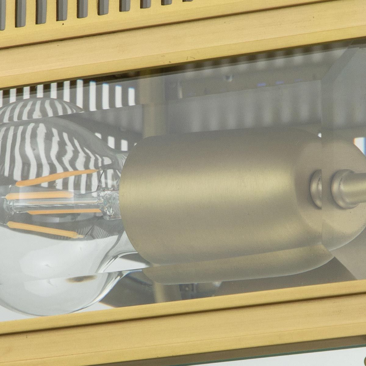 Holborn Brass Flush Outdoor Light