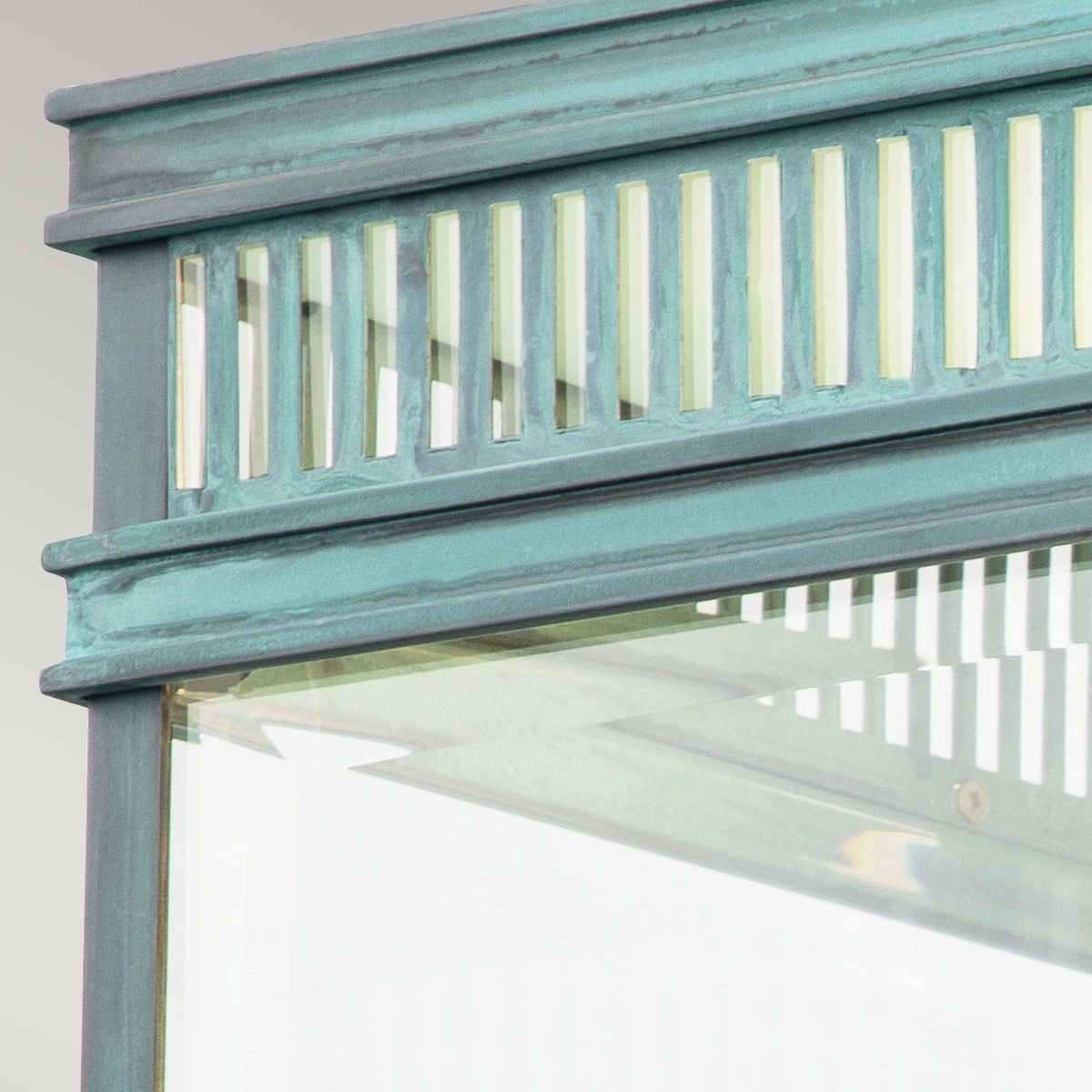 Holborn Verdigris Flush Outdoor Light