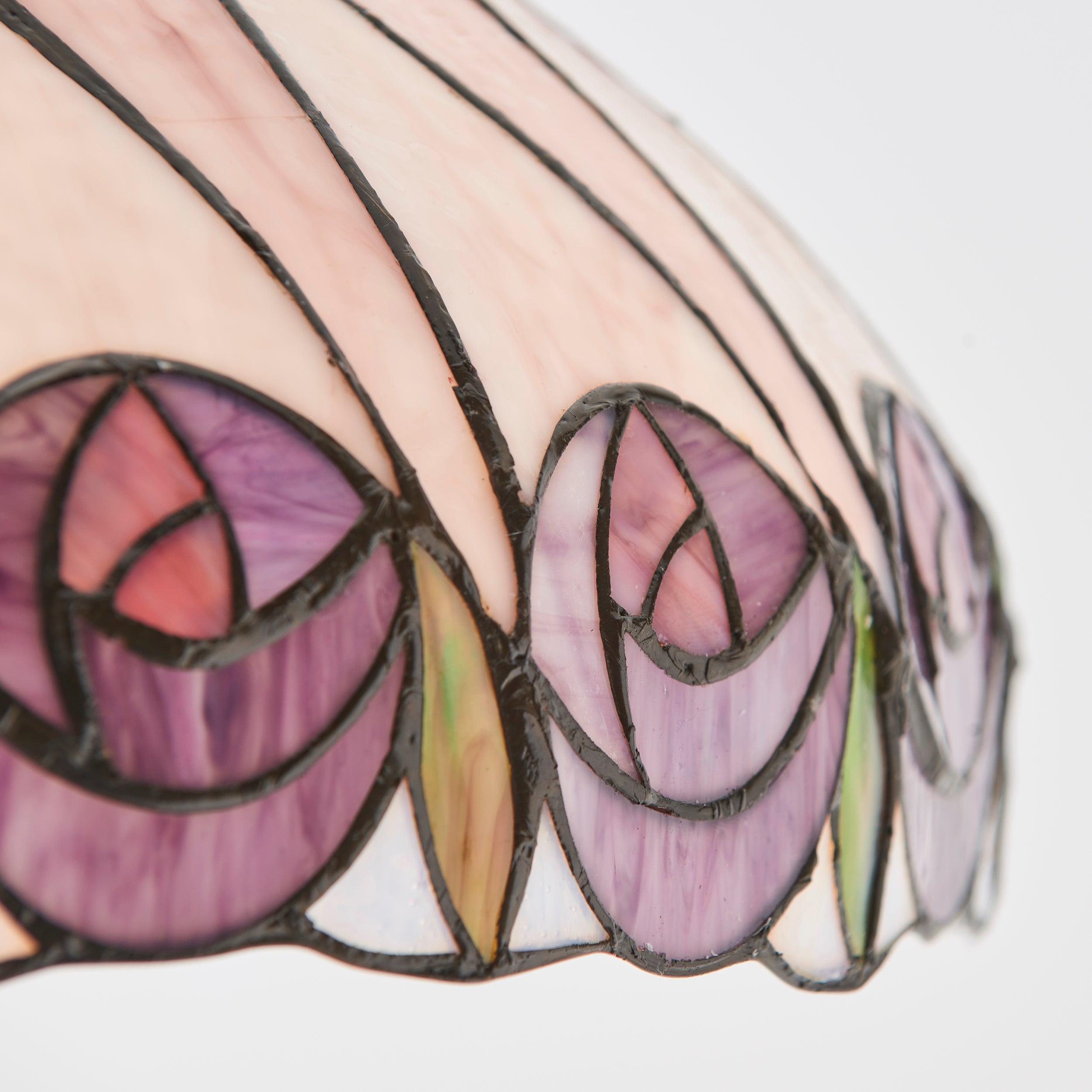 Hutchinson Medium Tiffany Ceiling Light, single Bulb Fitting