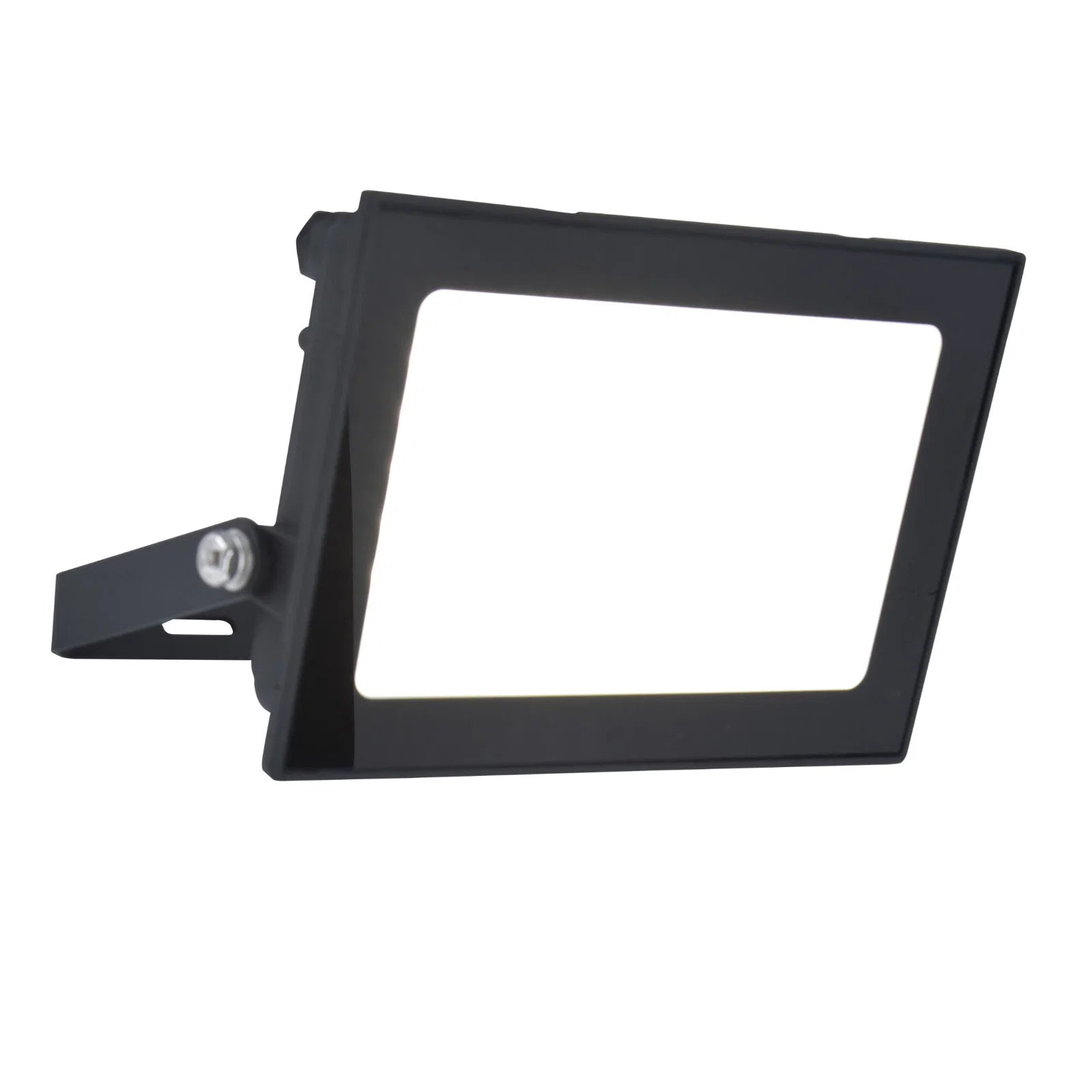 Lutec Halo 50W LED Outdoor Floodlight – Black (IP65)