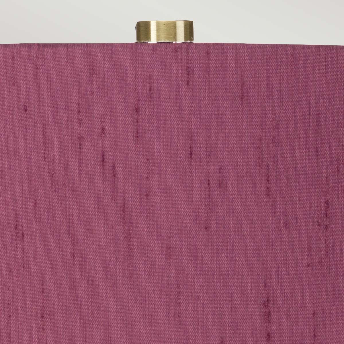 Isla White Ceramic Table Light with Purple Shade