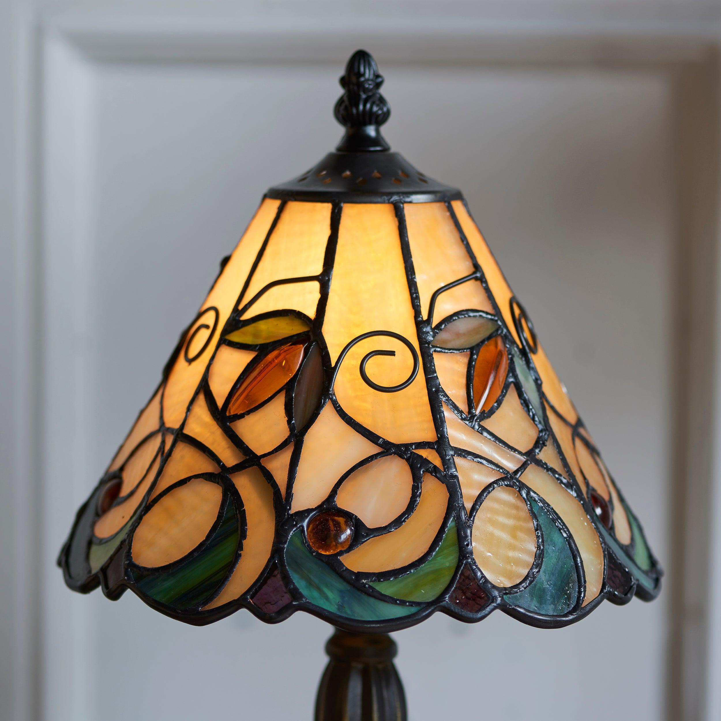 jamelia tiffany bedside lamp kitchen lighting image