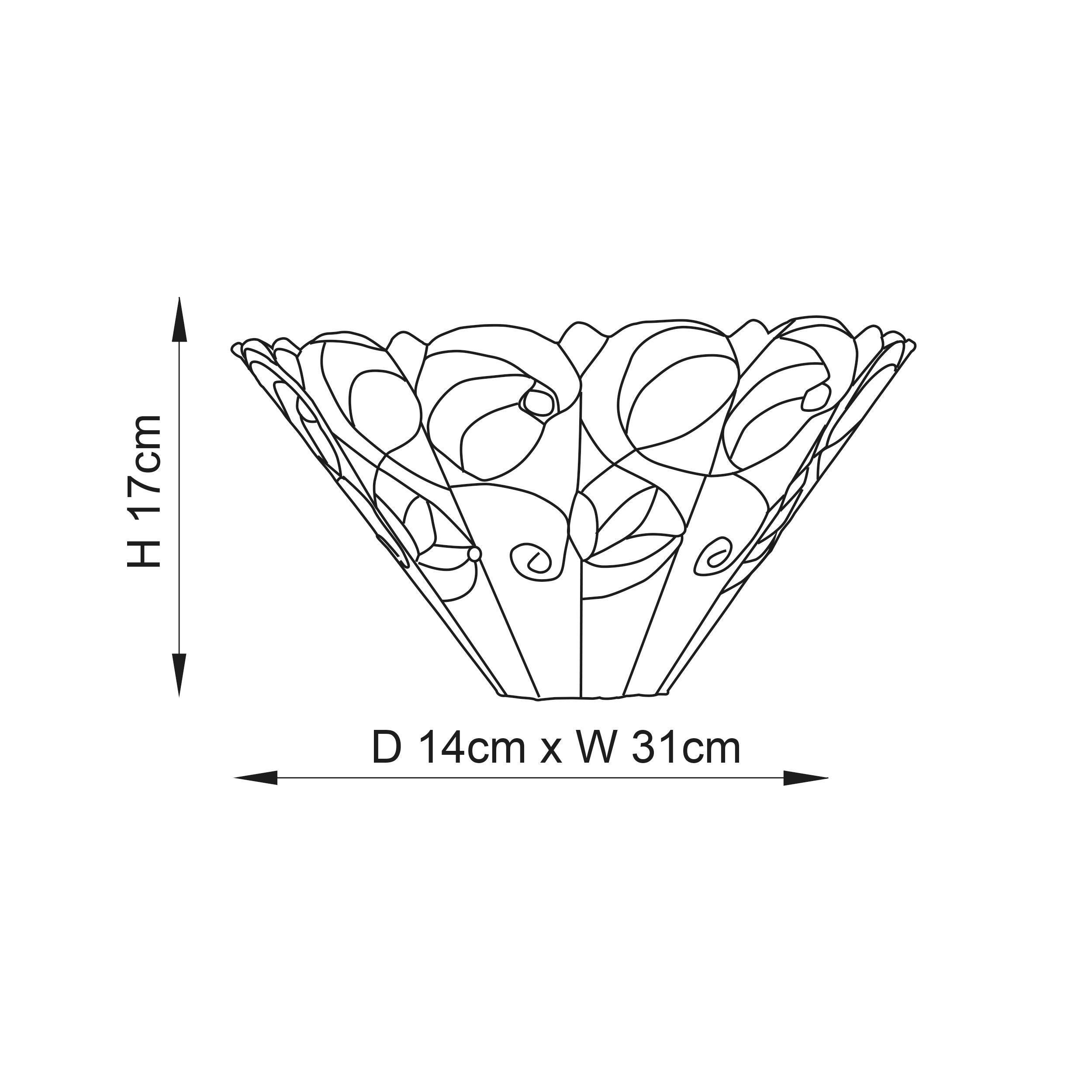 jamelia tiffany wall light mDining room lighting