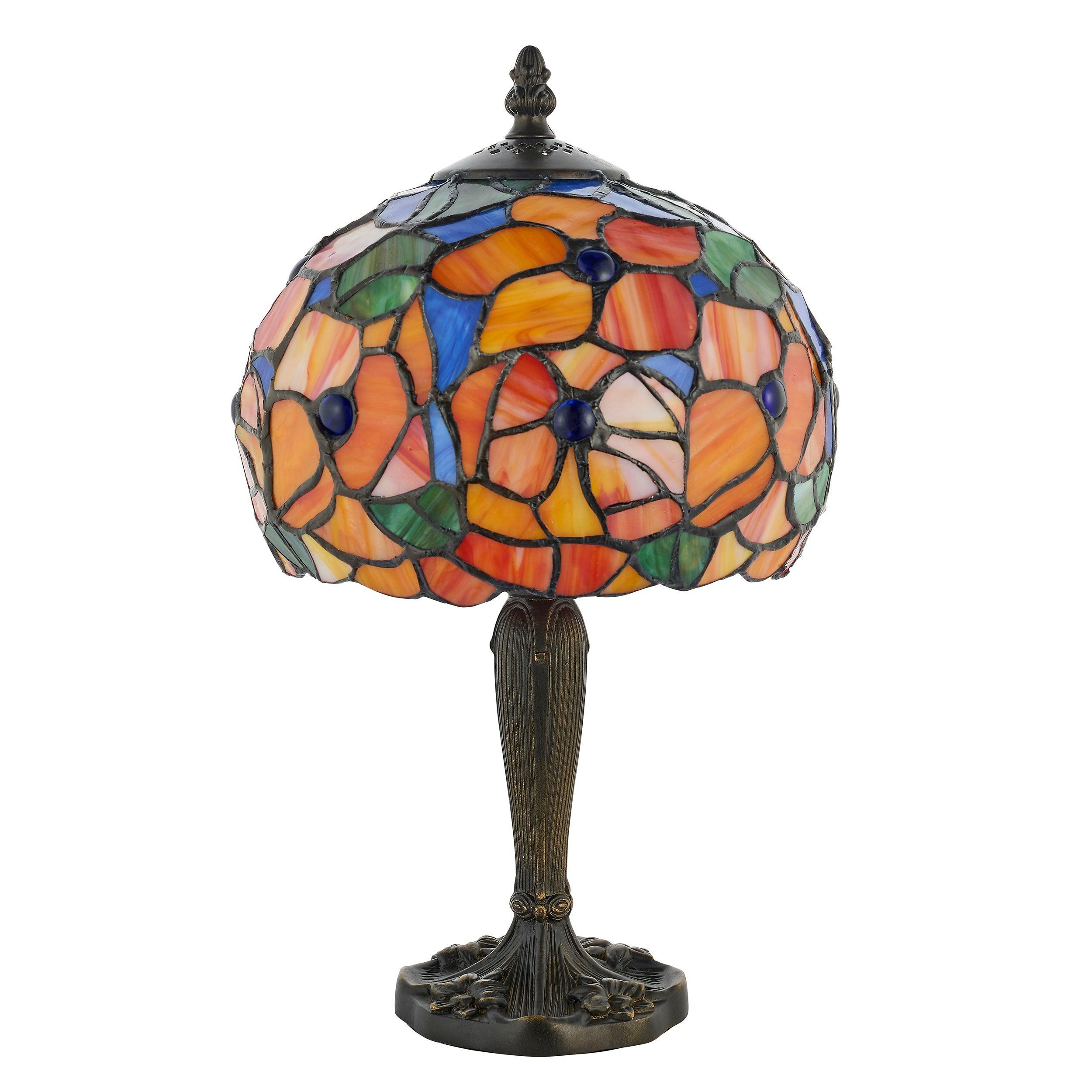 joestte medium tiffany lamp unlit close up image